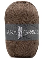 Lana Grossa Lana Grossa Meilenweit 150gr 6 draads 9103 Melange Bruin