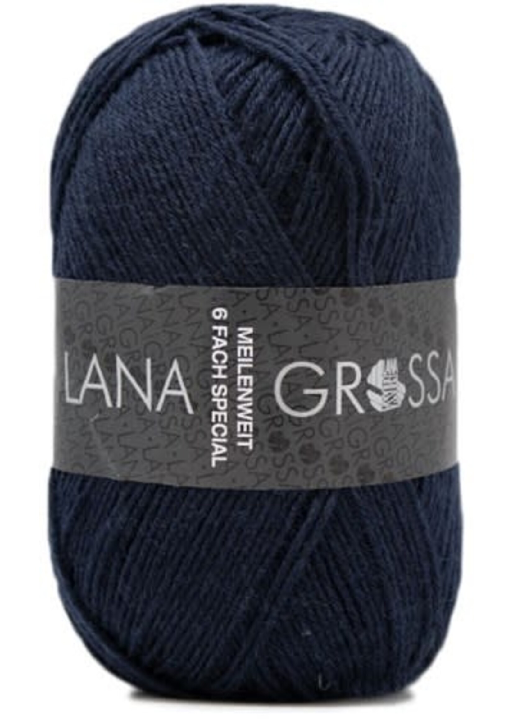 Lana Grossa Lana Grossa Meilenweit 150gr 6 draads 8963 Donkerblauw