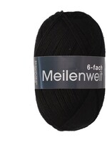 Lana Grossa Lana Grossa Meilenweit 150gr 6 draads 8814 Zwart