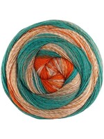 Lana Grossa Lana Grossa Gomitolo Fusione 2029 Beige/Camel/Oranje/Turkoois/Bruin