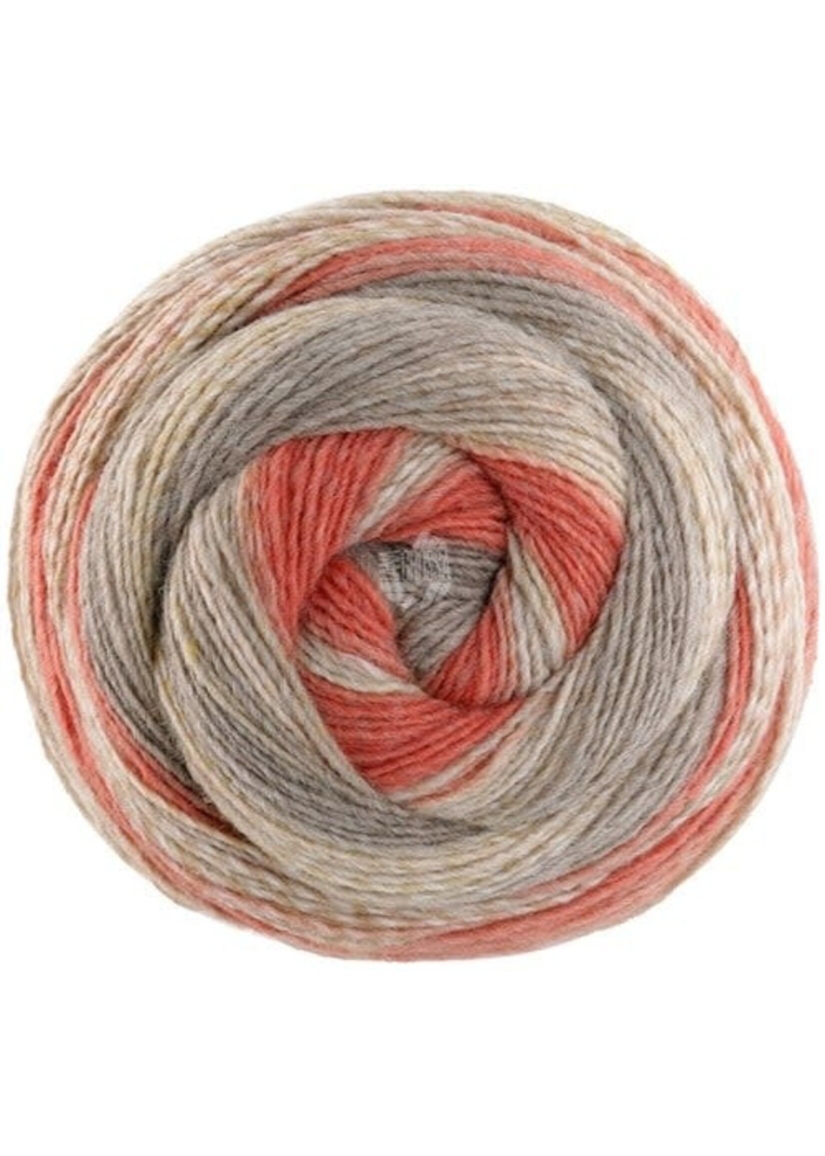 Lana Grossa Lana Grossa Gomitolo Fusione 2024 Taupe/Beige/Vanille/Zalm/Oranje/Grijsbruin/Lichtgrijs