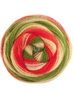Lana Grossa Lana Grossa Gomitolo Fusione 2028 Zalm/Geel/Kruidnagel/Groen/Bruin/Kreeft