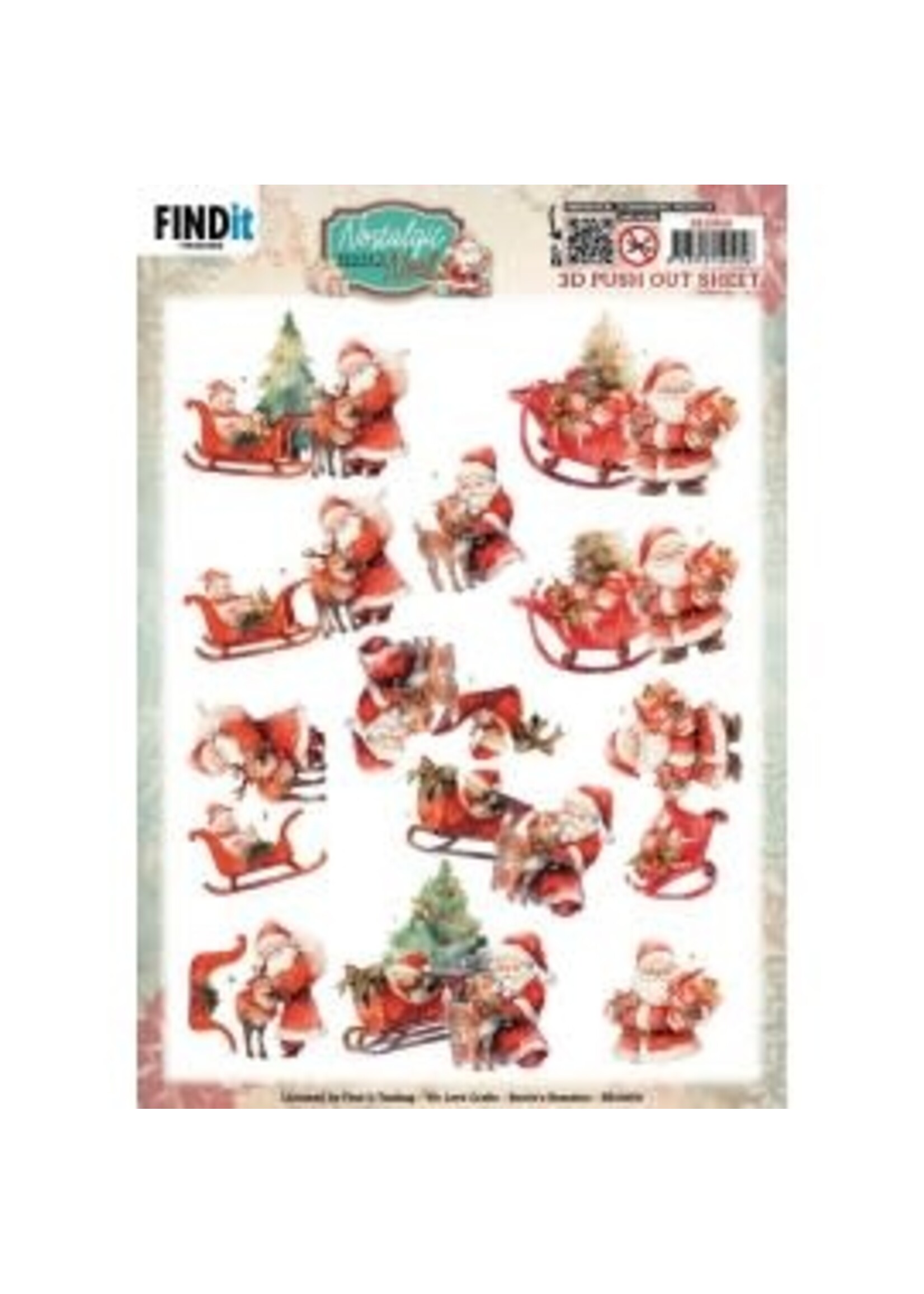 find it 3D Push Out - Berries Beauties -Nostalgic Noel - Nostalgic Sleigh