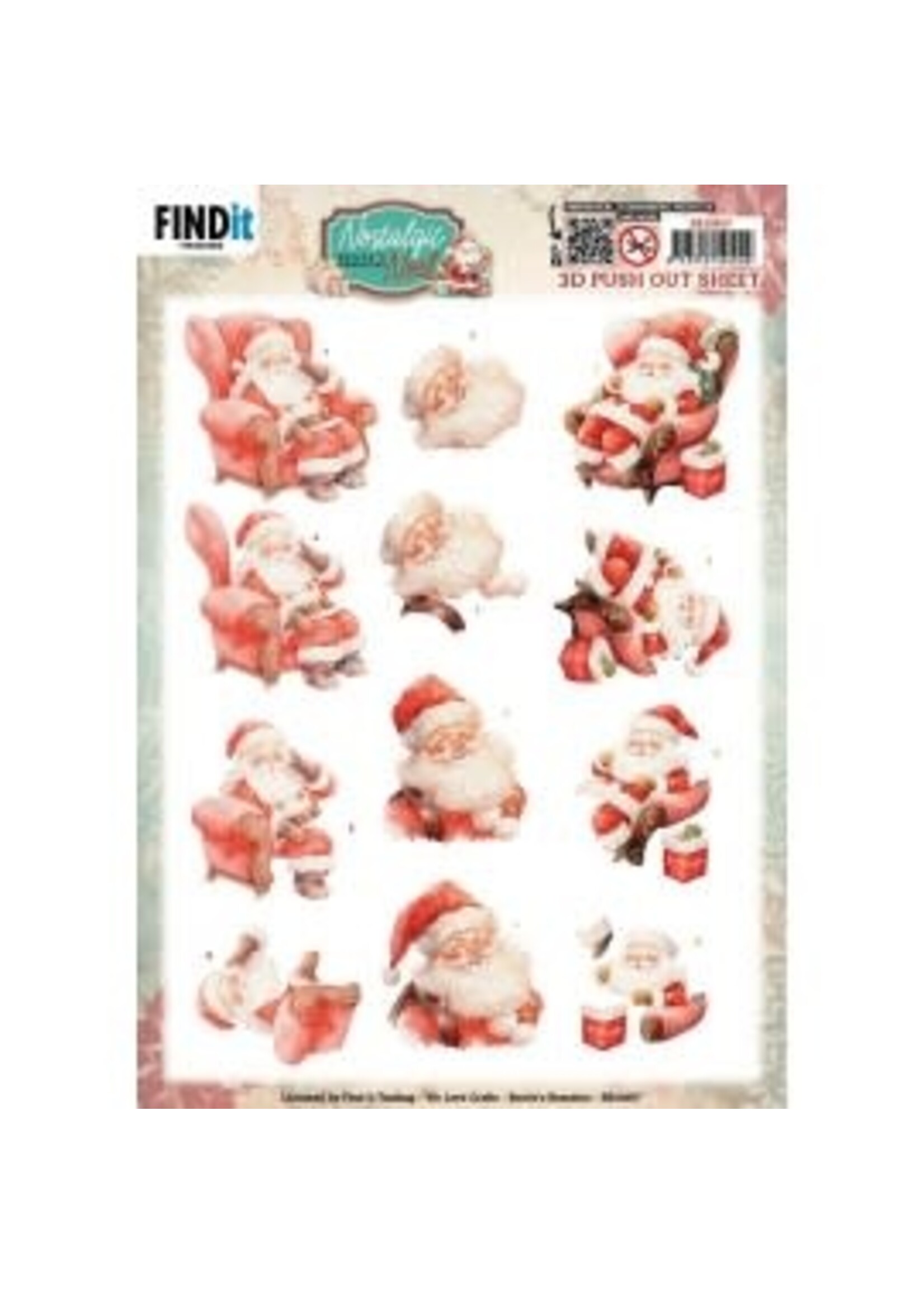 find it 3D Push Out - Berries Beauties -Nostalgic Noel - Nostalgic Santa