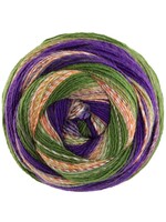 Lana Grossa Lana Grossa Gomitolo Fusione - 2027 - Bruin/oranje/lichtgroen/licht/donkerolijf/groen/donkerpaar