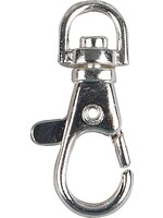 CChobby Sleutelhanger met Draaioog 40 mm Zilver 2 stuks