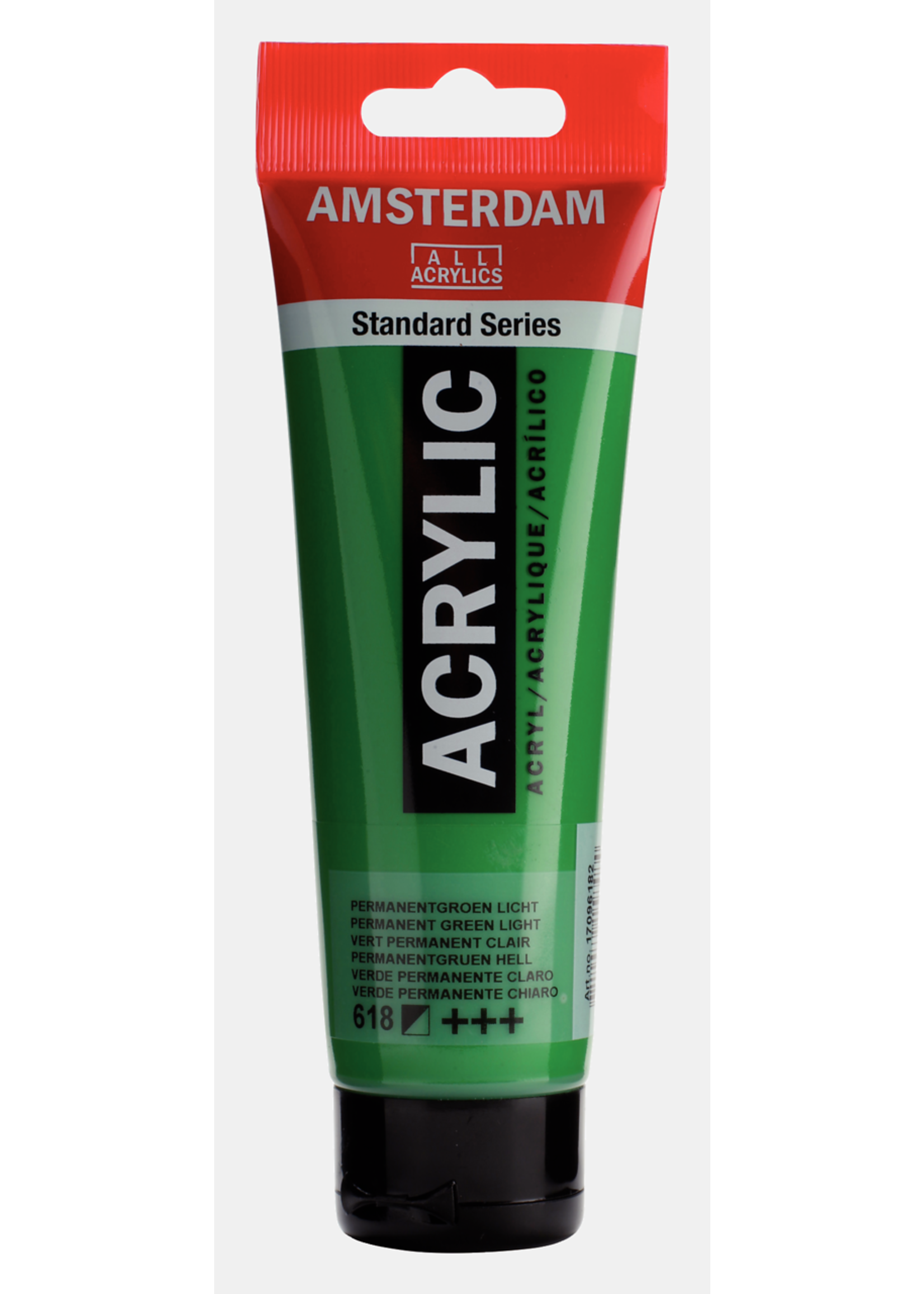 Talens Amsterdam Amsterdam Standard Series Acrylverf Tube 120 ml Permanentgroen Licht 618