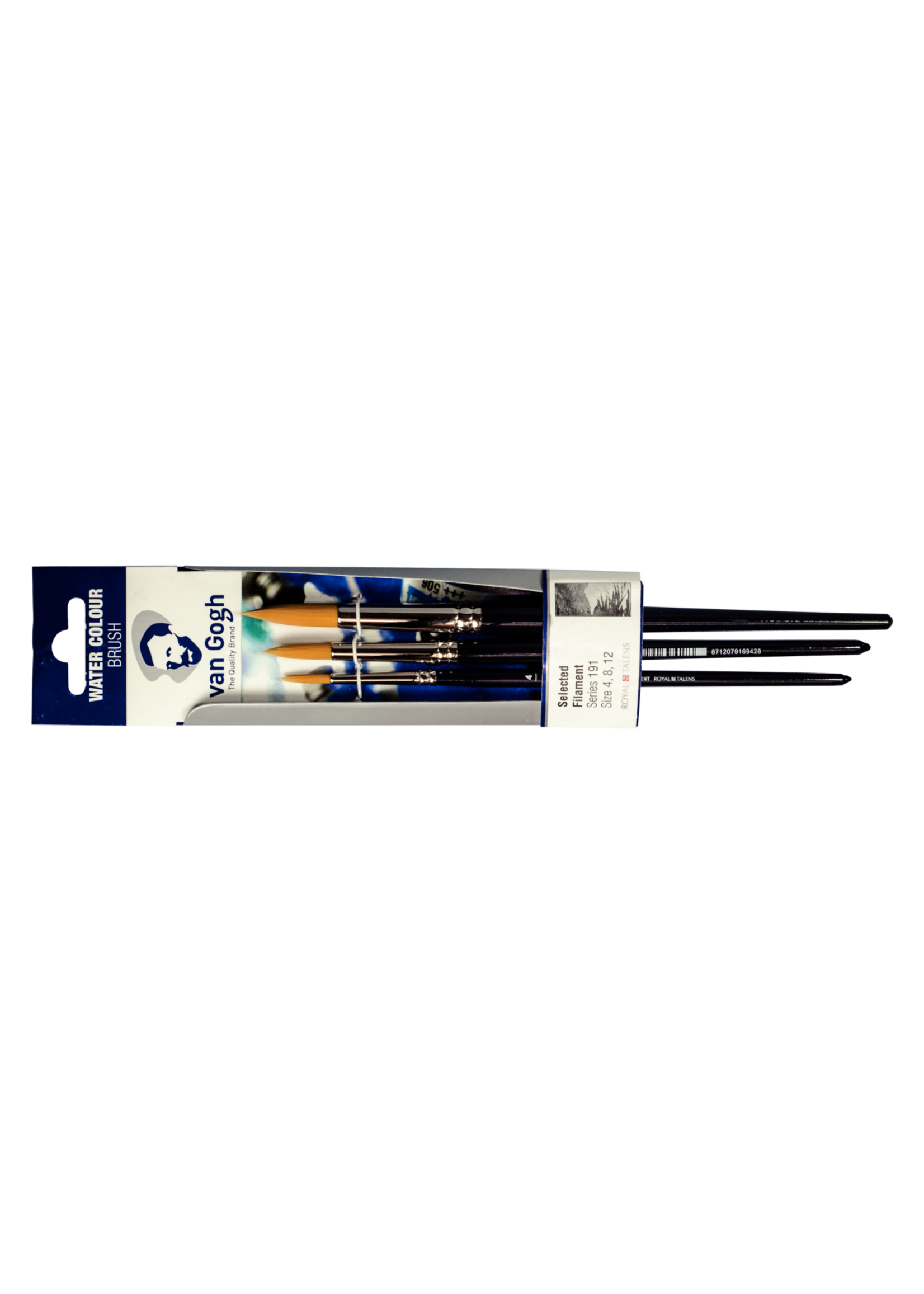 VAN GOGH Van Gogh Penselenset voor aquarelverf, serie 191 nr. 4-8-12