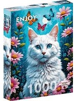 Enjoy Puzzle Enjoy White Cat (1000)
