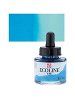 ECOLINE Ecoline Vloeibare Waterverf Fles 30 ml Hemelsblauw (Cyaan) 578