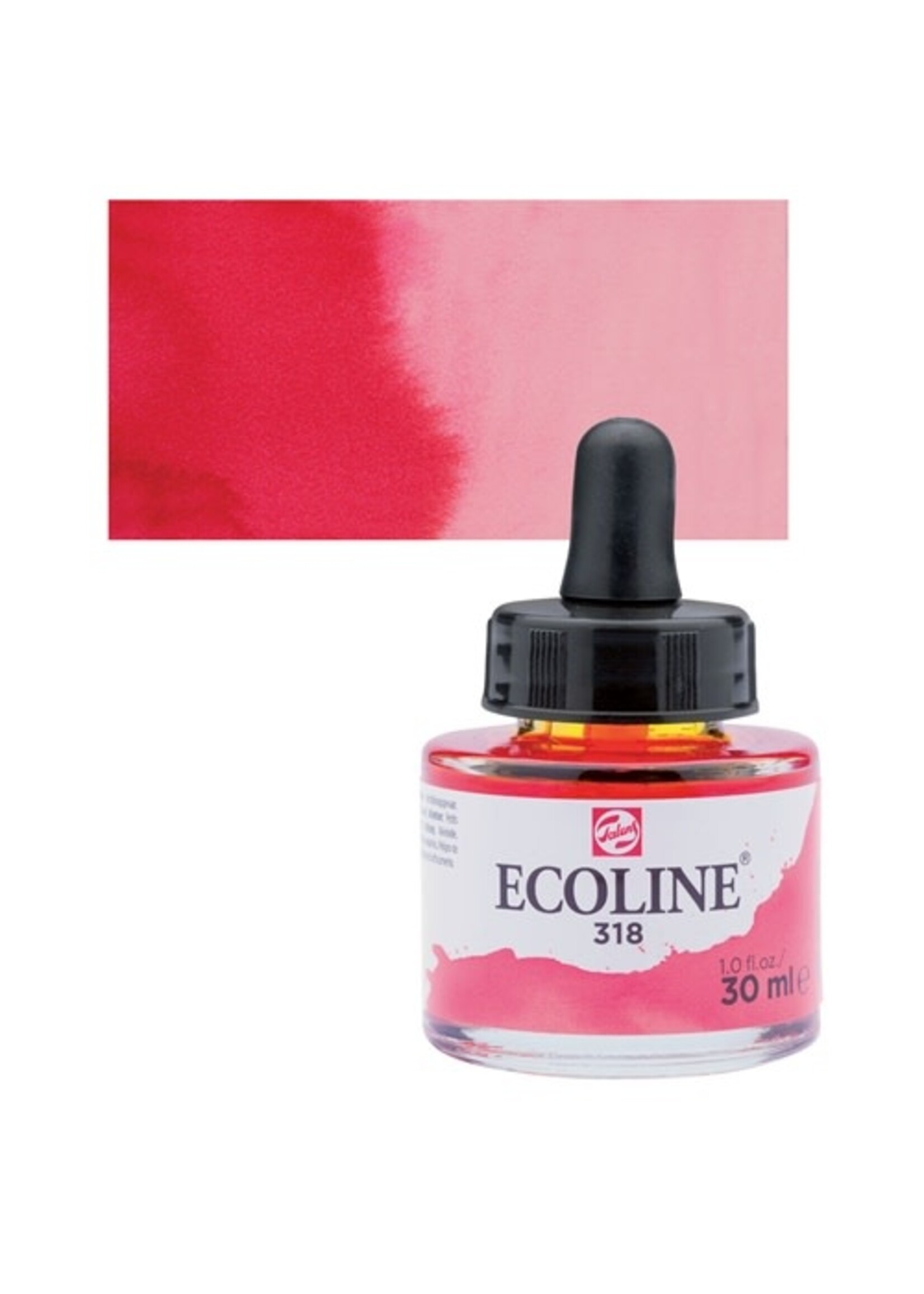 ECOLINE Ecoline Vloeibare Waterverf Fles 30 ml Karmijn 318