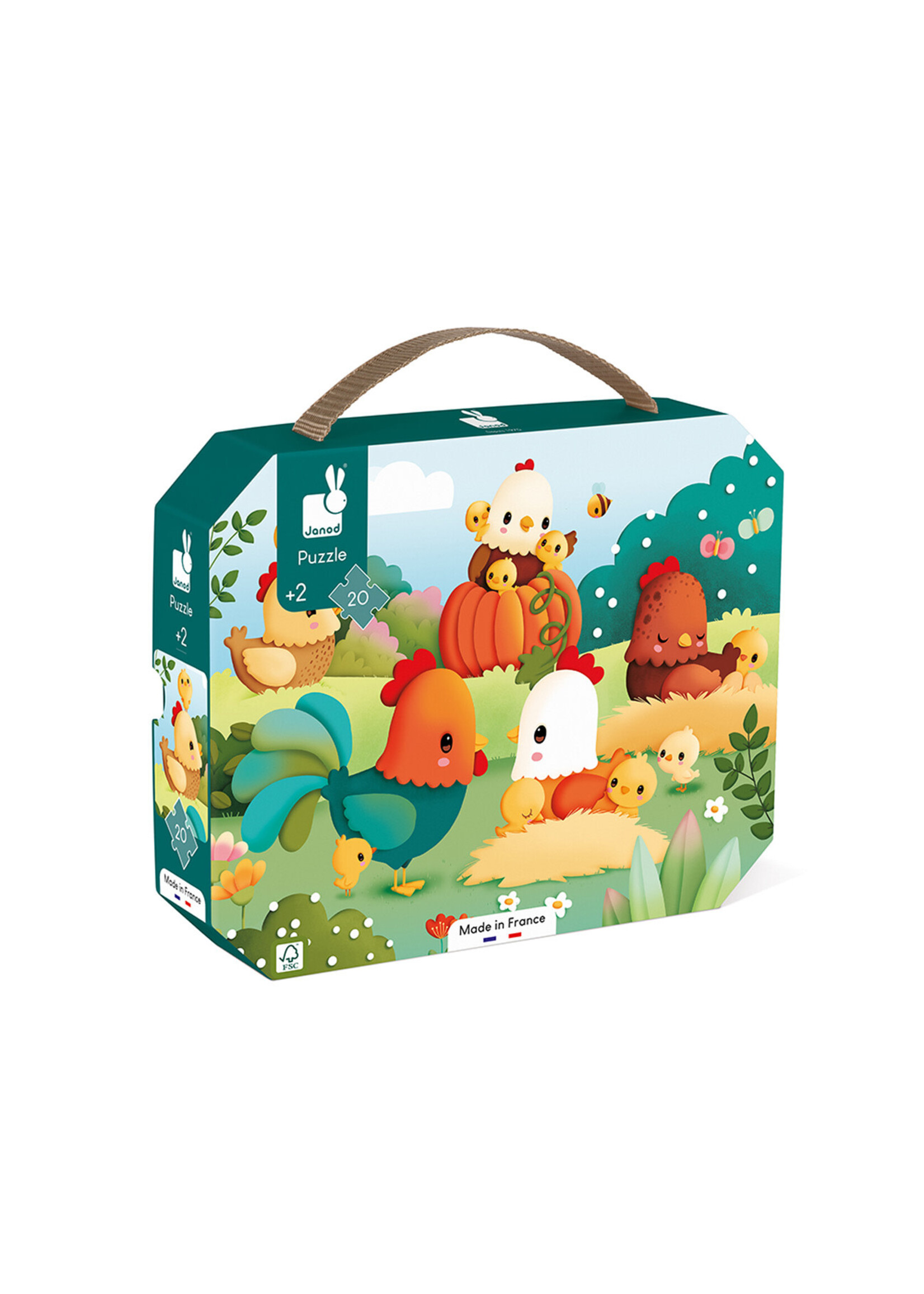 Janod Janod Puzzel – Welkom op het boerenerf (20 stukjes)