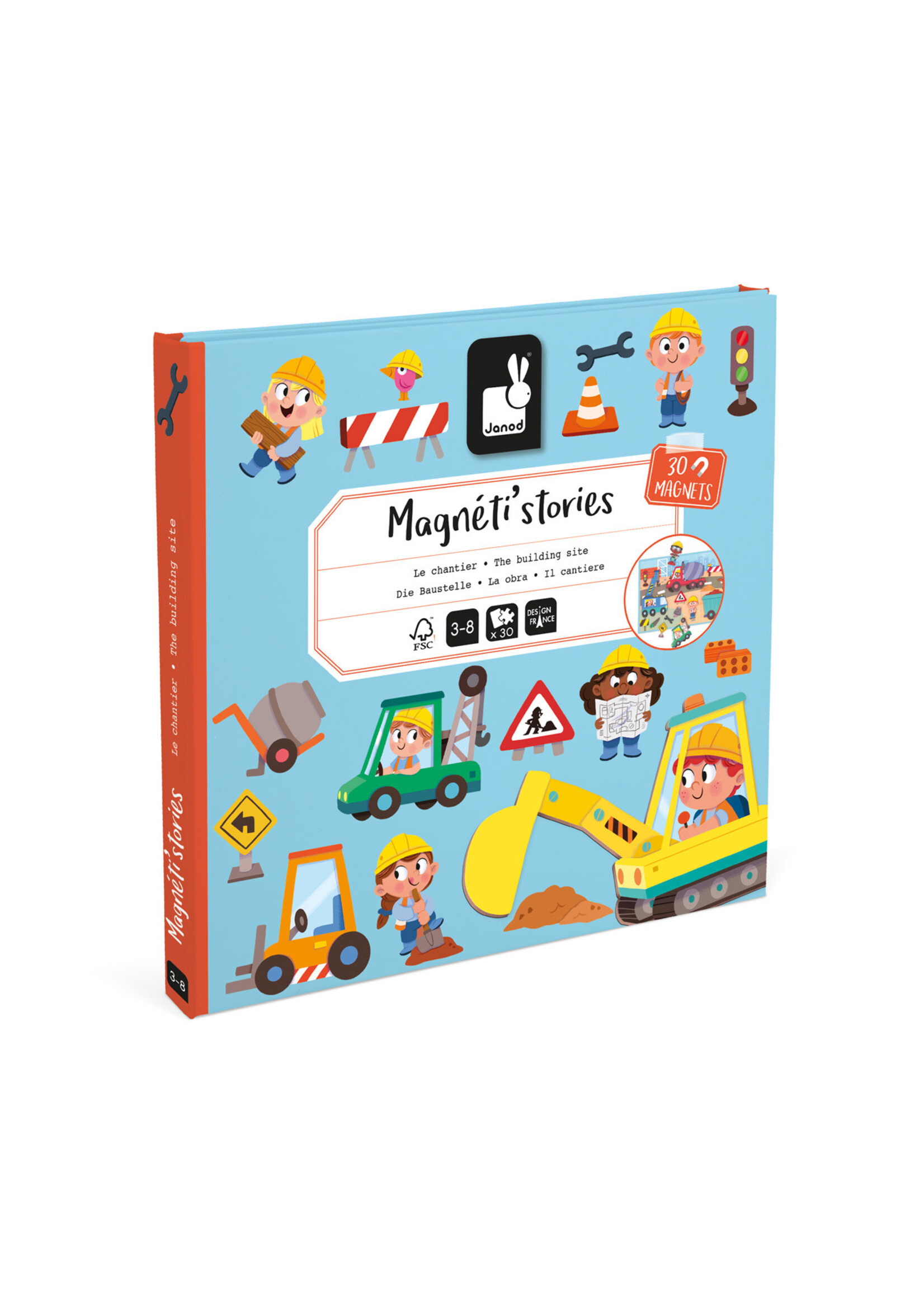 Janod Janod Magneti Stories – Bouwterrein