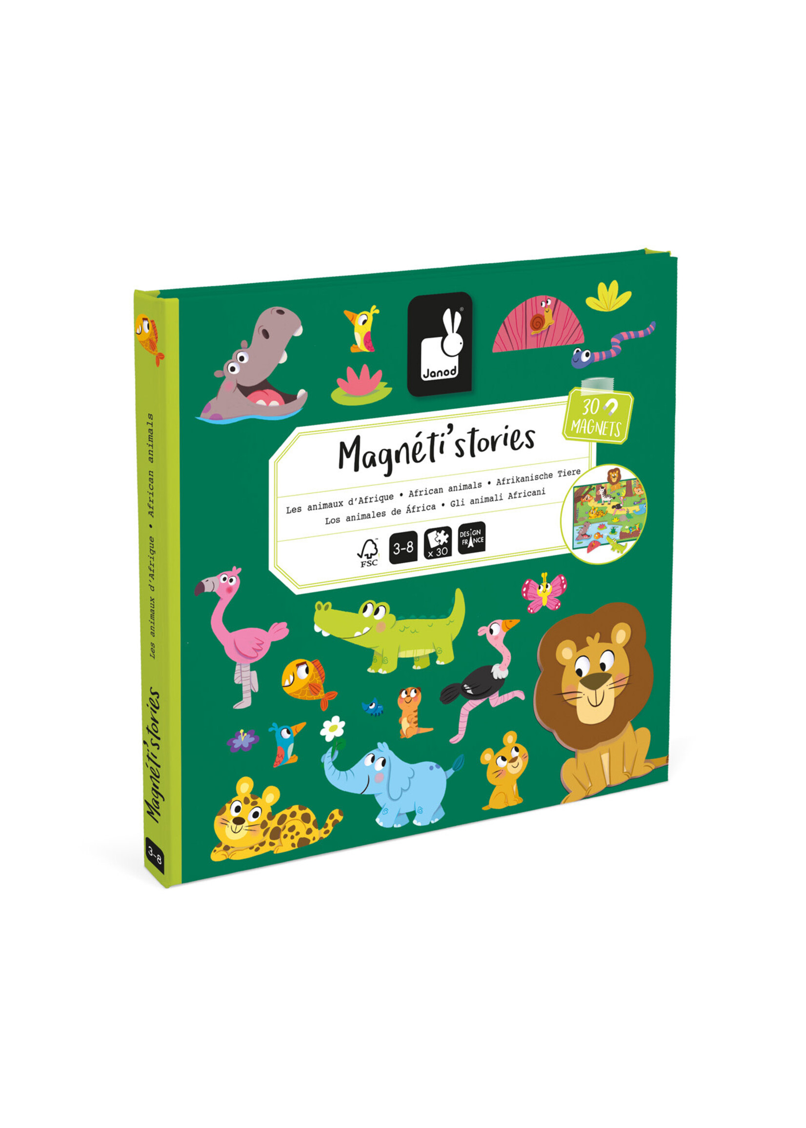 Janod Janod Magneti Stories – Afrikaanse dieren