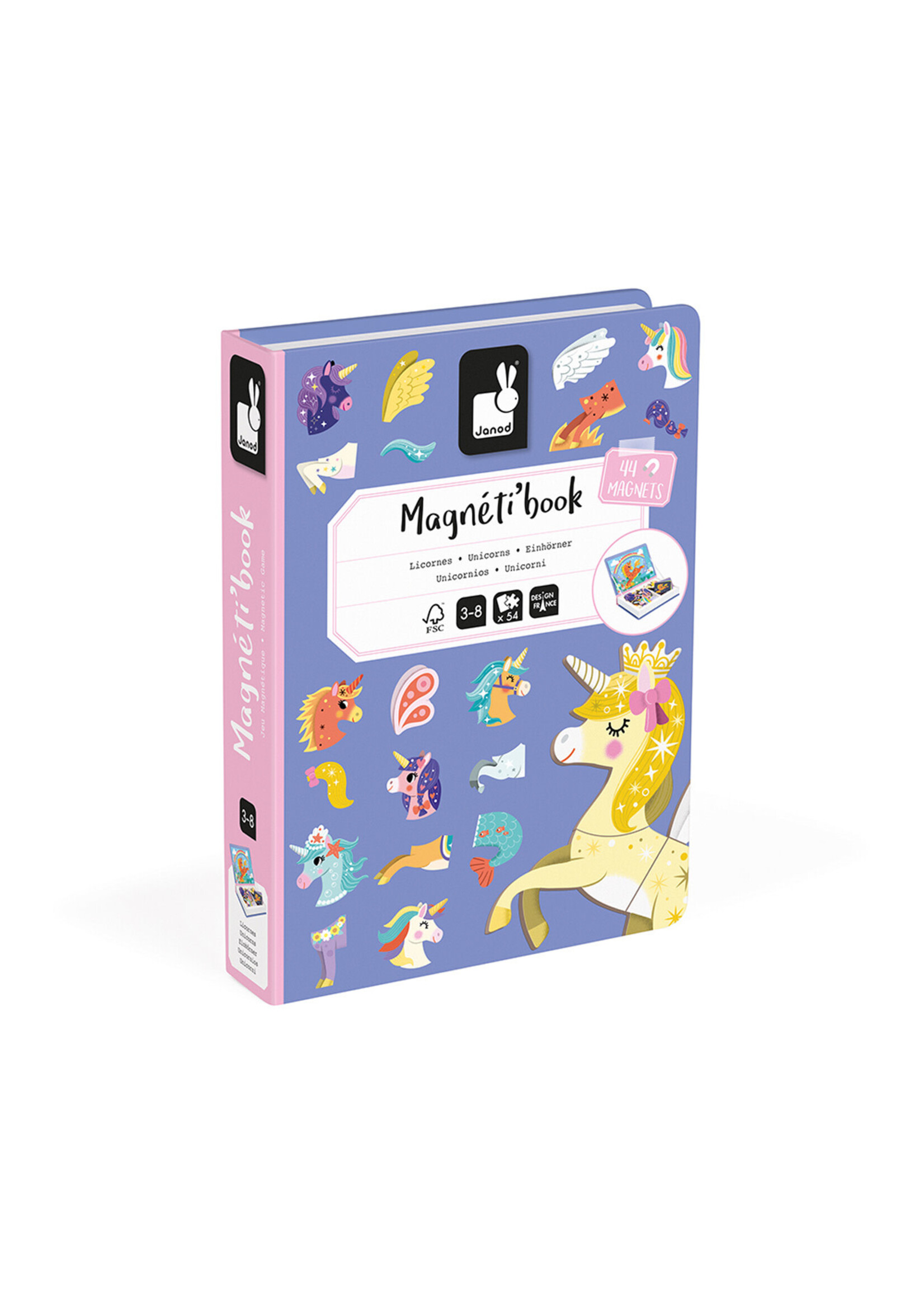Janod Janod Magnetibook – Eenhoorn