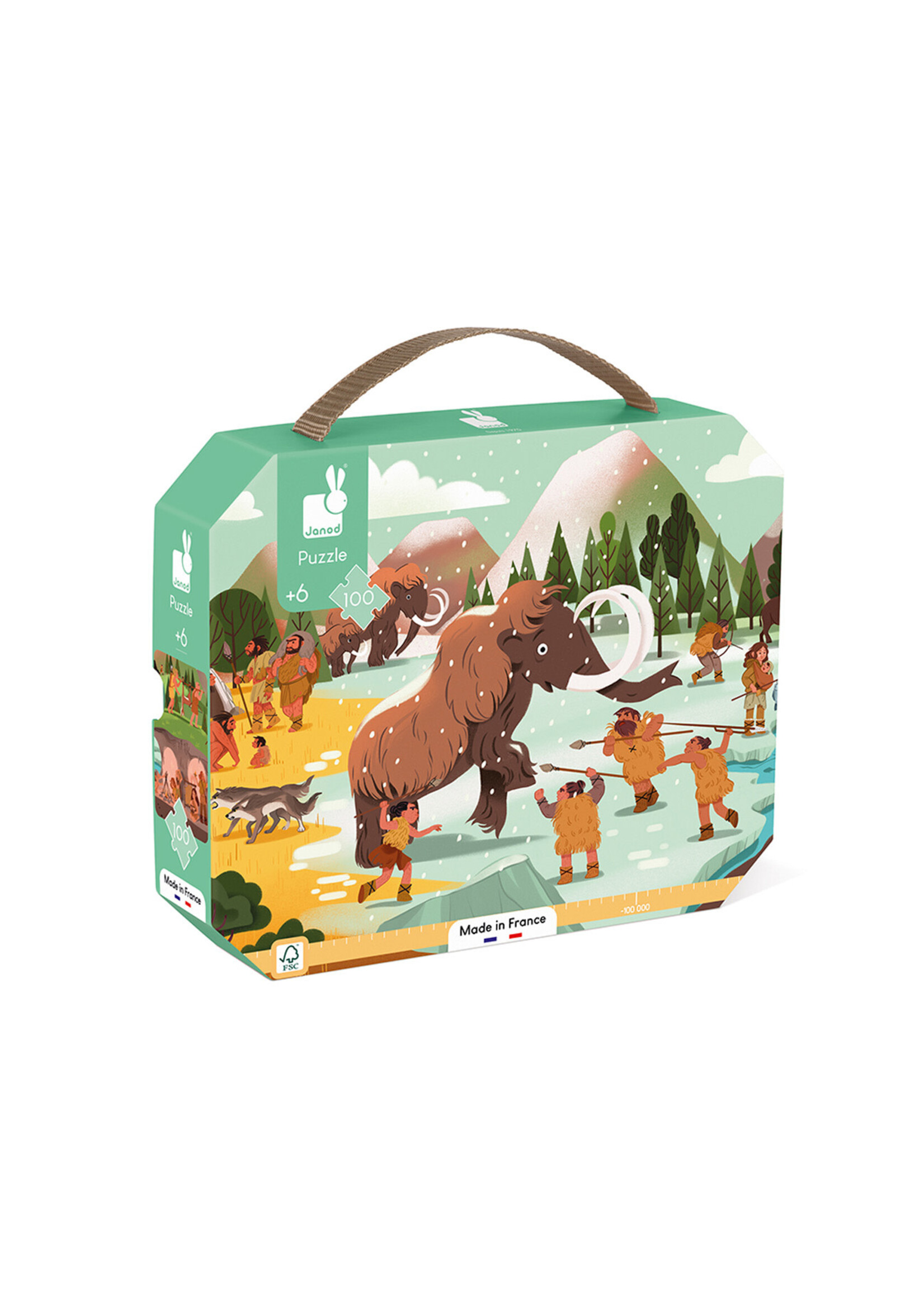 Janod Janod Puzzel – Prehistorie (100 stukjes)
