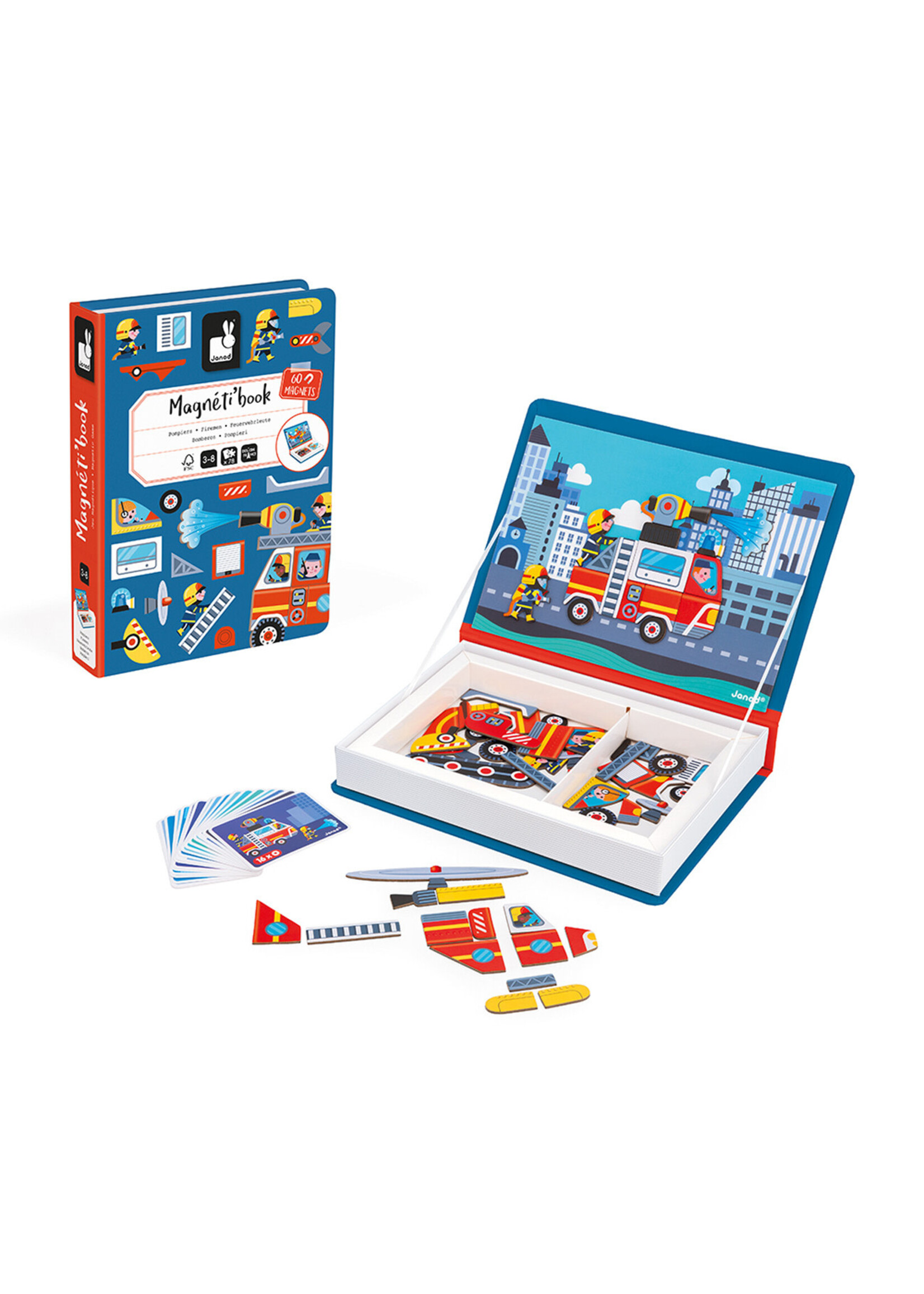 Janod Janod Magnetibook – Brandweer