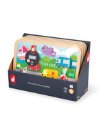 Janod Janod Chunky Puzzel – Voertuigen