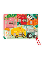 Janod Janod – Activiteitenbord met sloten en grendels De Boerderij