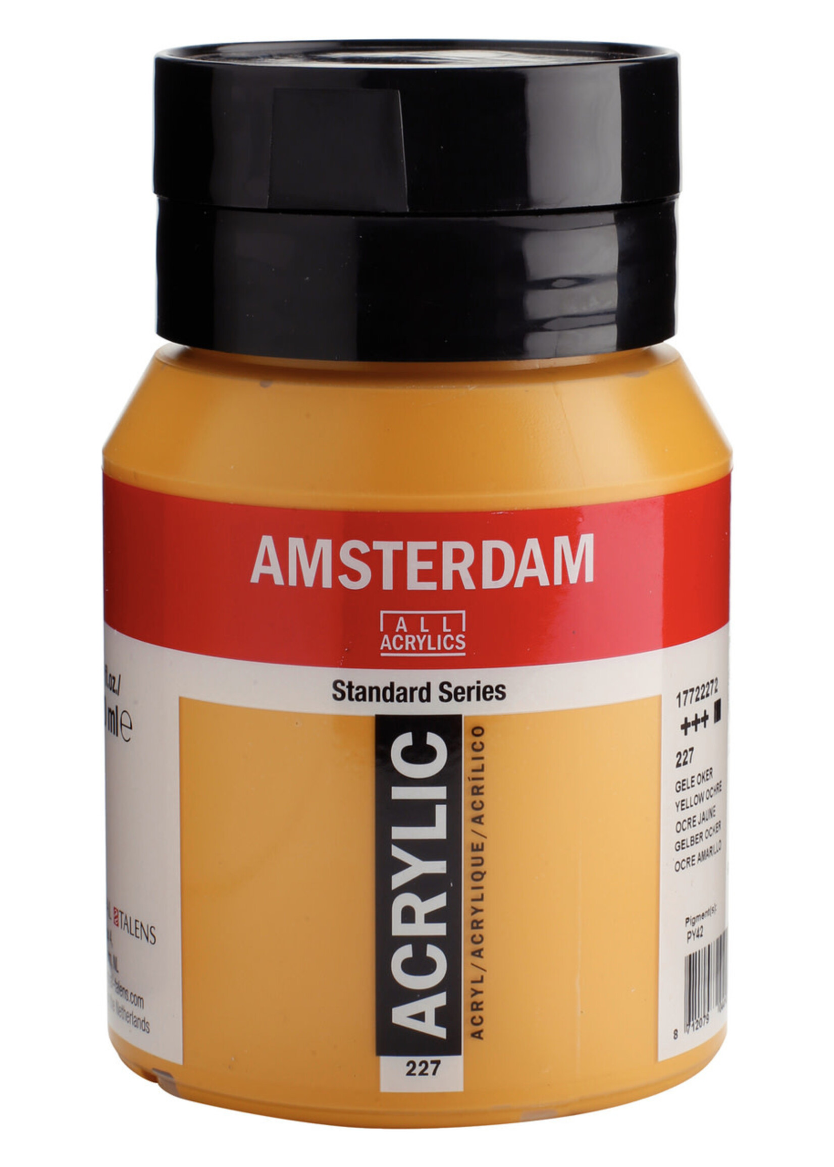 Talens Amsterdam Amsterdam Standard Series Acrylverf Pot 500 ml Gele Oker 227