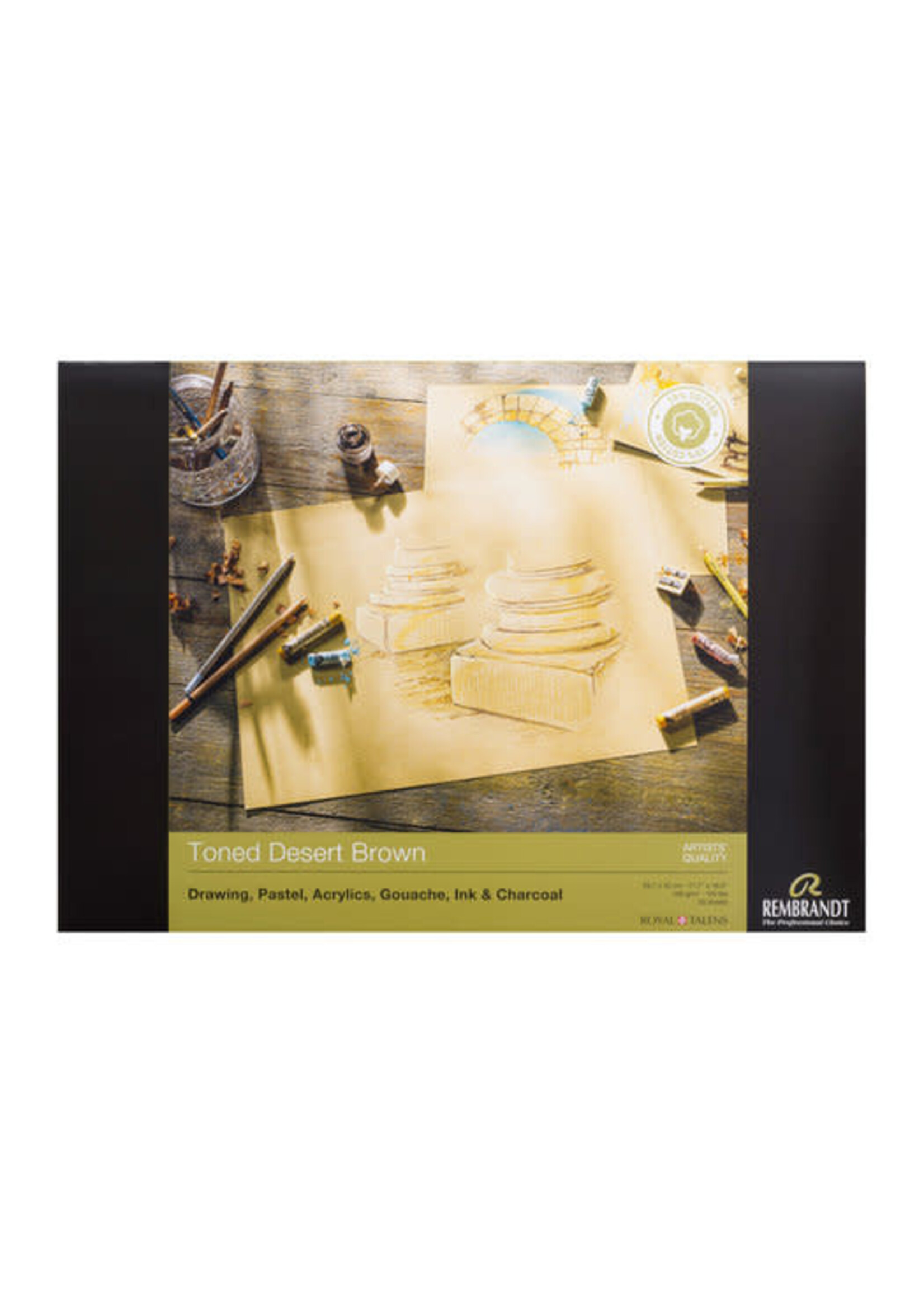REMBRANDT Rembrandt Toned Paper Desert Brown A3 | 42 x 29,7 cm, 180 g, 50 vellen