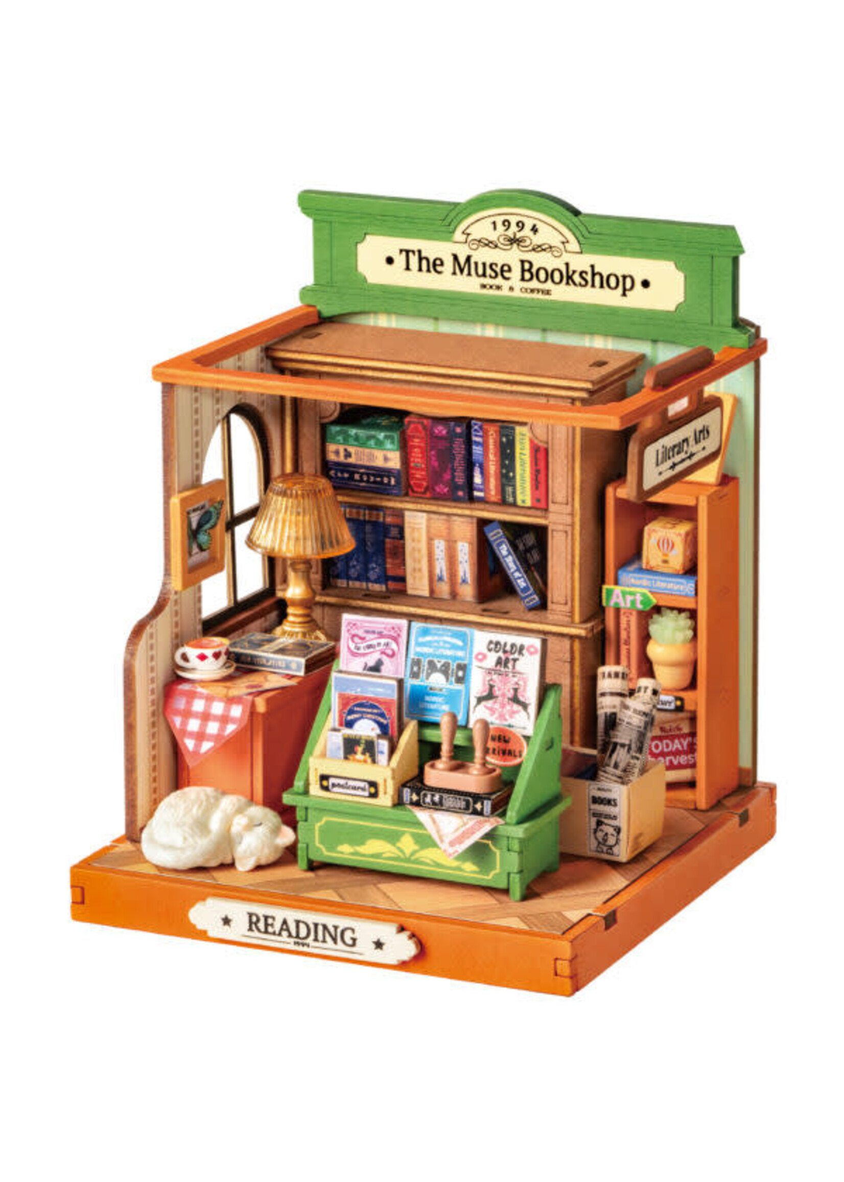 Rolife Rolife DIY Huisje The Muse Bookshop 9,8×9,6×11,9cm