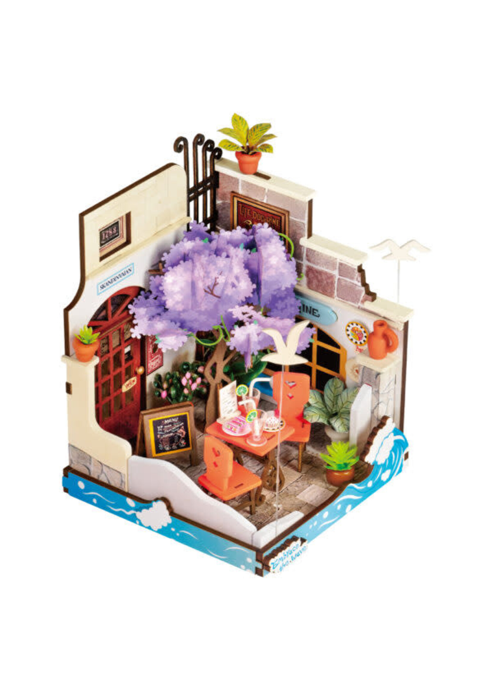 Rolife Rolife DIY Huisje Sea Holiday Restaurant 10×9,x13cm
