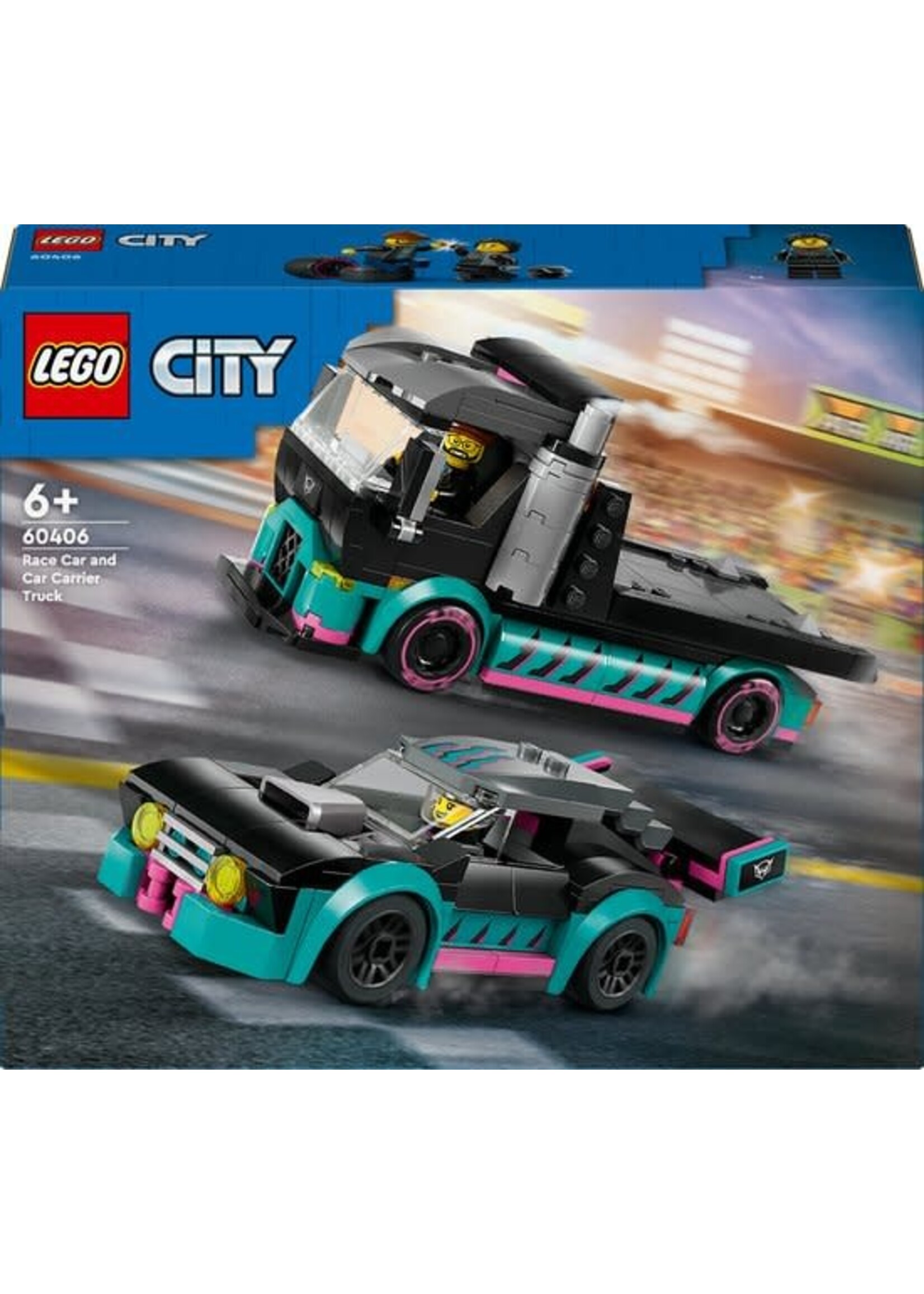 LEGO 60406 City Vehicles Raceauto Transporttruck