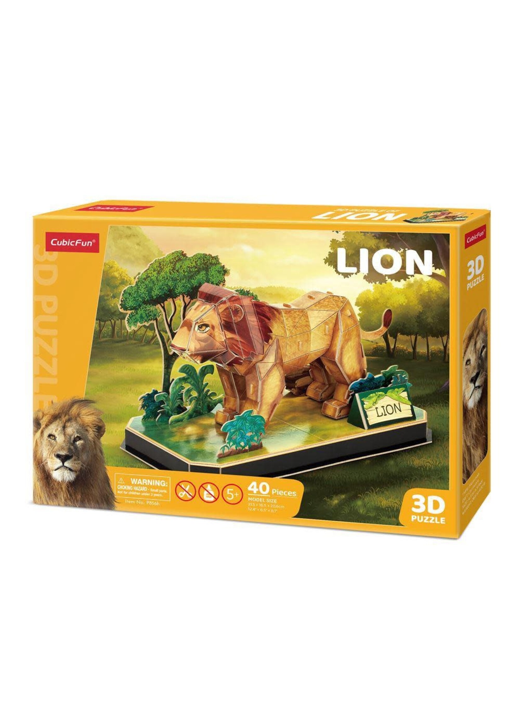 Cubic Fun Cubic Fun 3d Puzzel Leeuw
