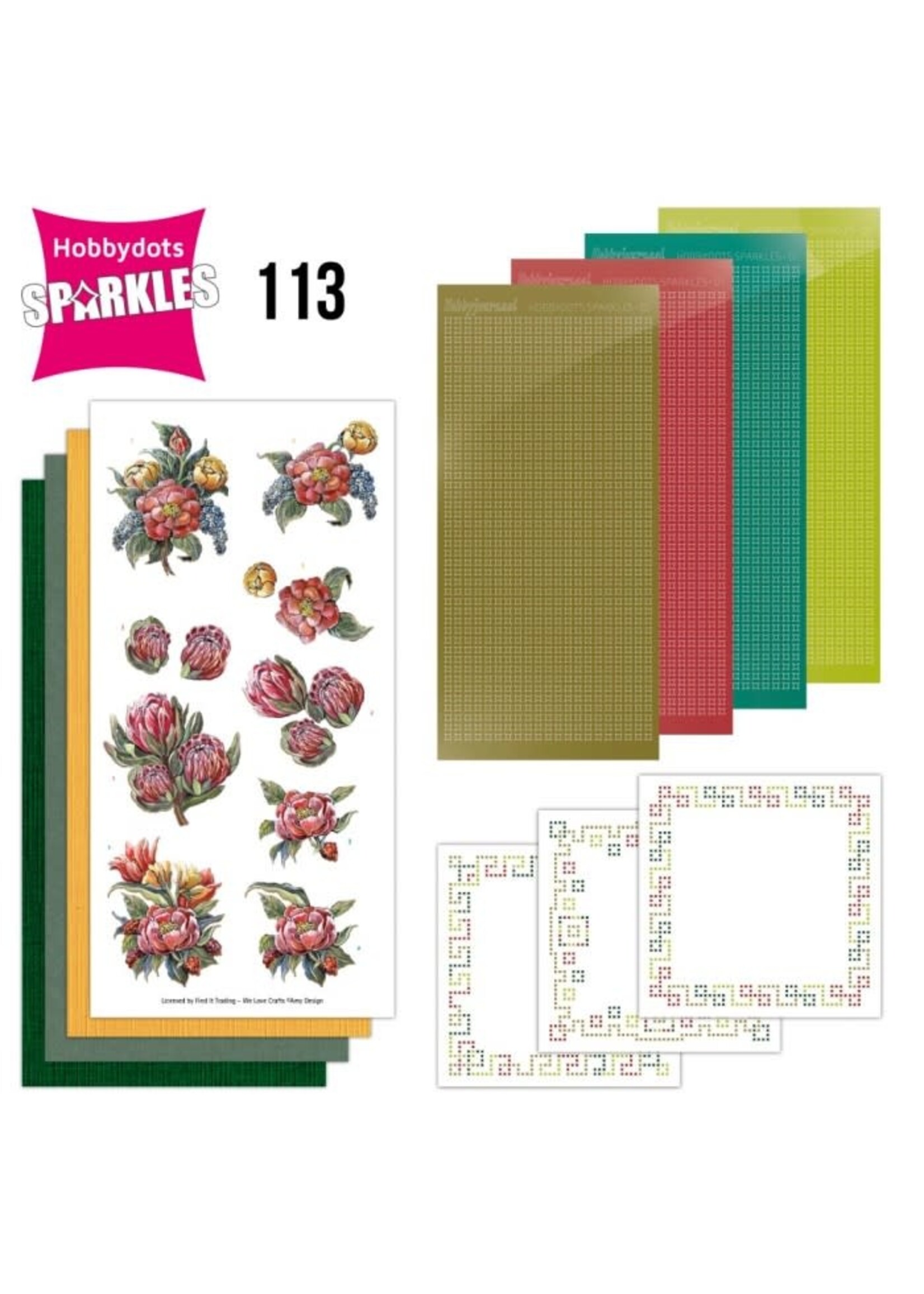 Amy Design Sparkles 113 - Amy Design - Red Protea