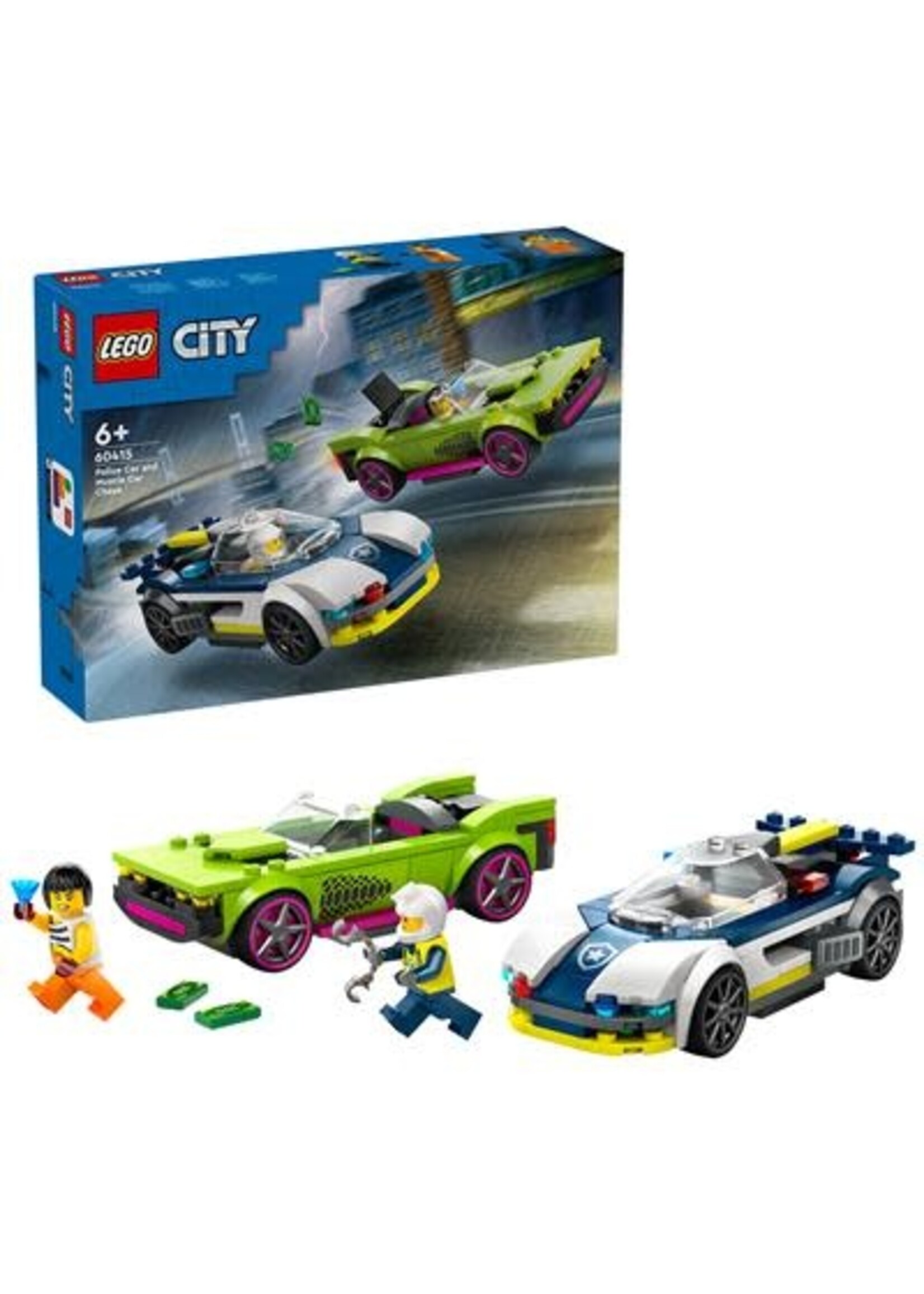 Lego LEGO 60415 City Police Politiewagen Achtervolging