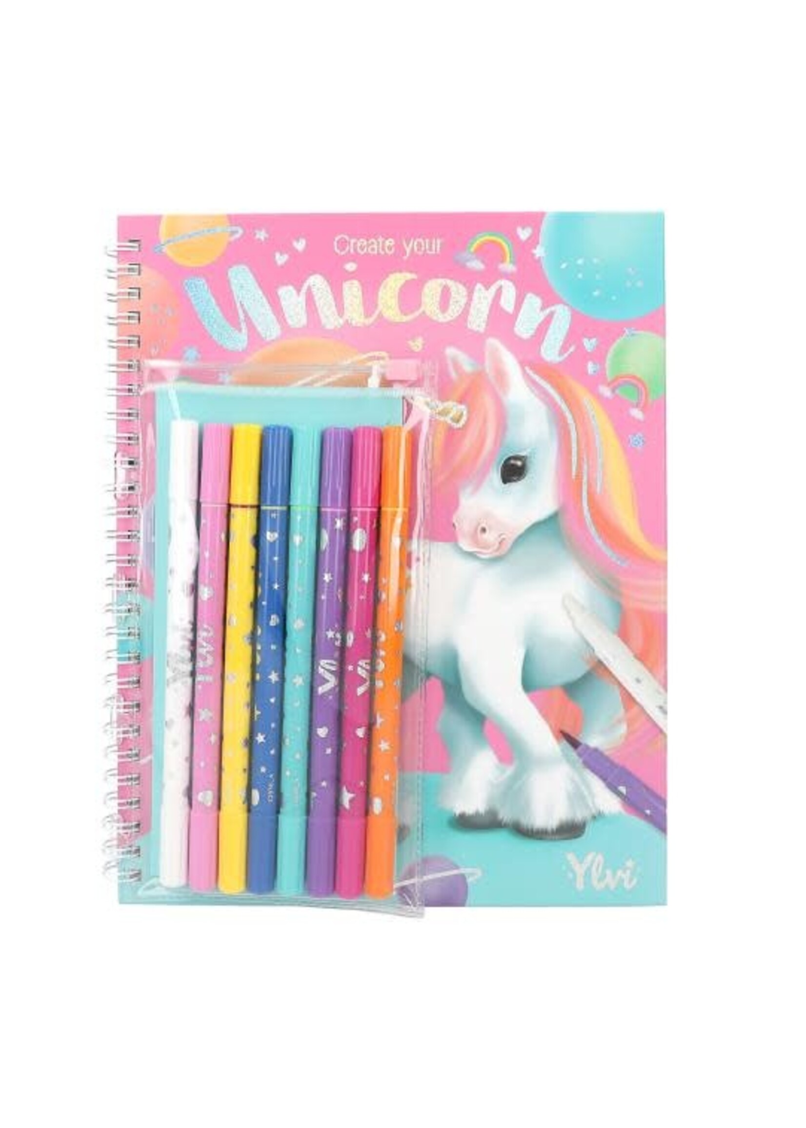 Depesche Ylvi kleurboek met viltstiften