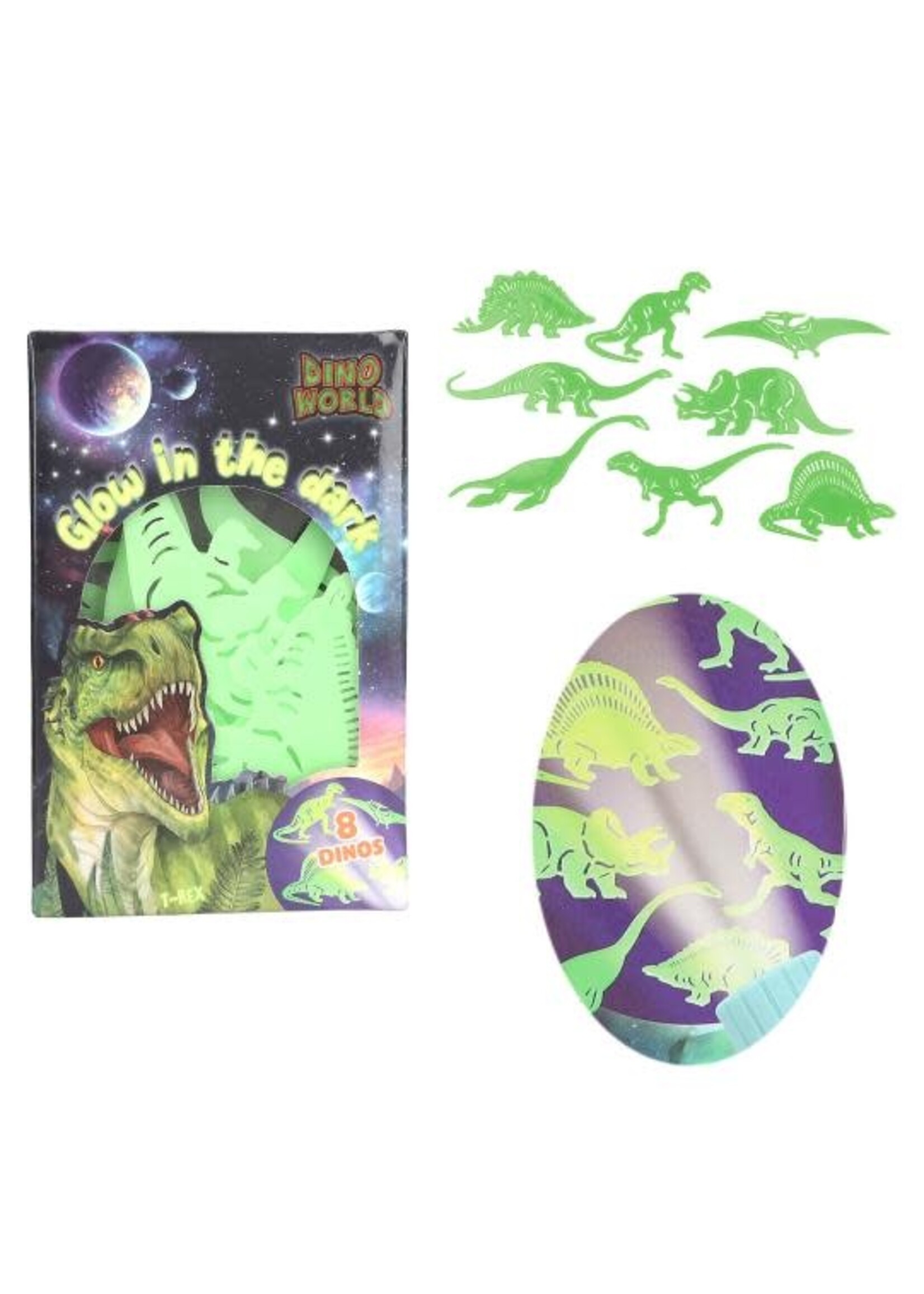 Dino World Dino World Glow in the dark stickers