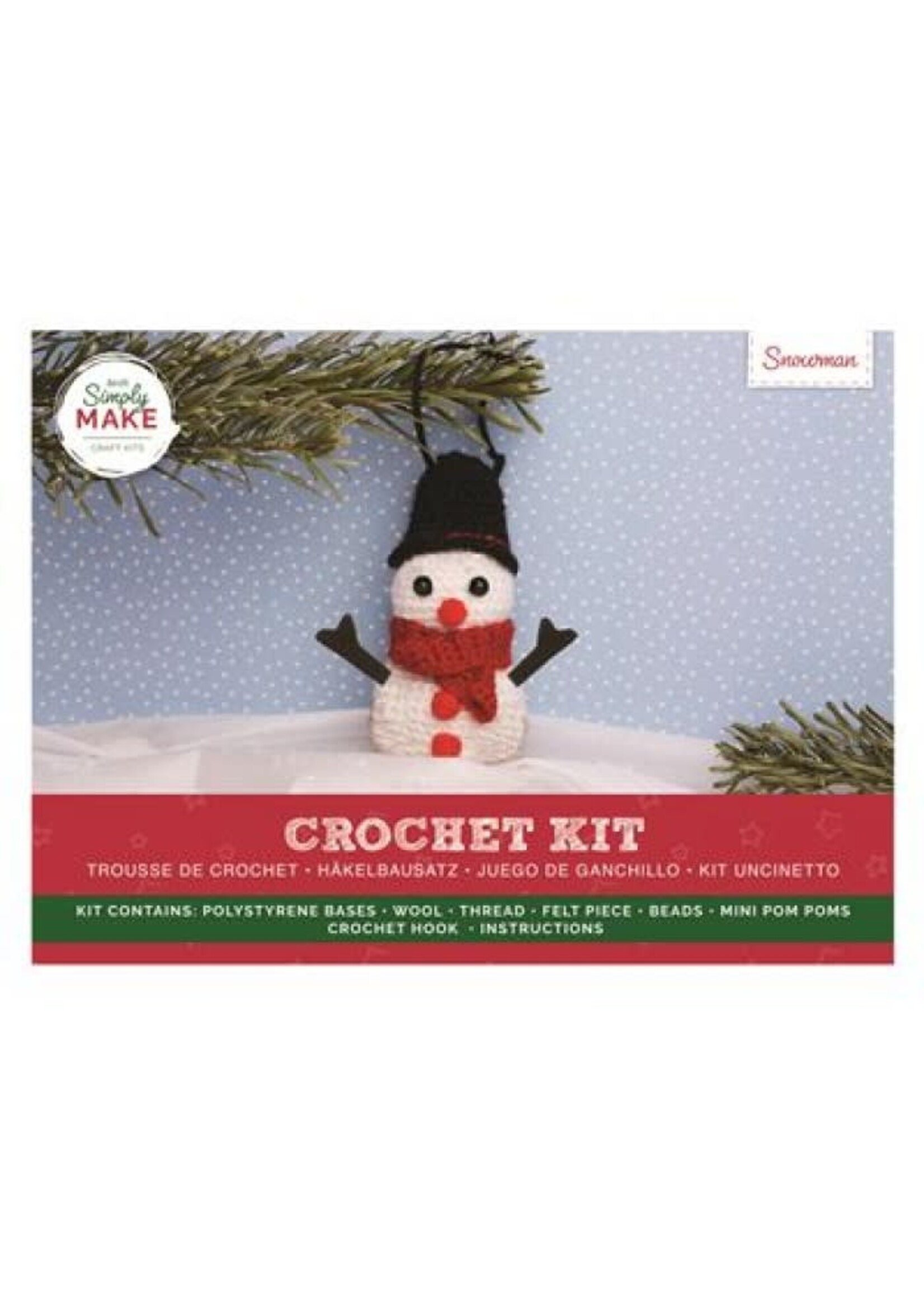 Simple Make Simply Make haakpakket Snowman Kit