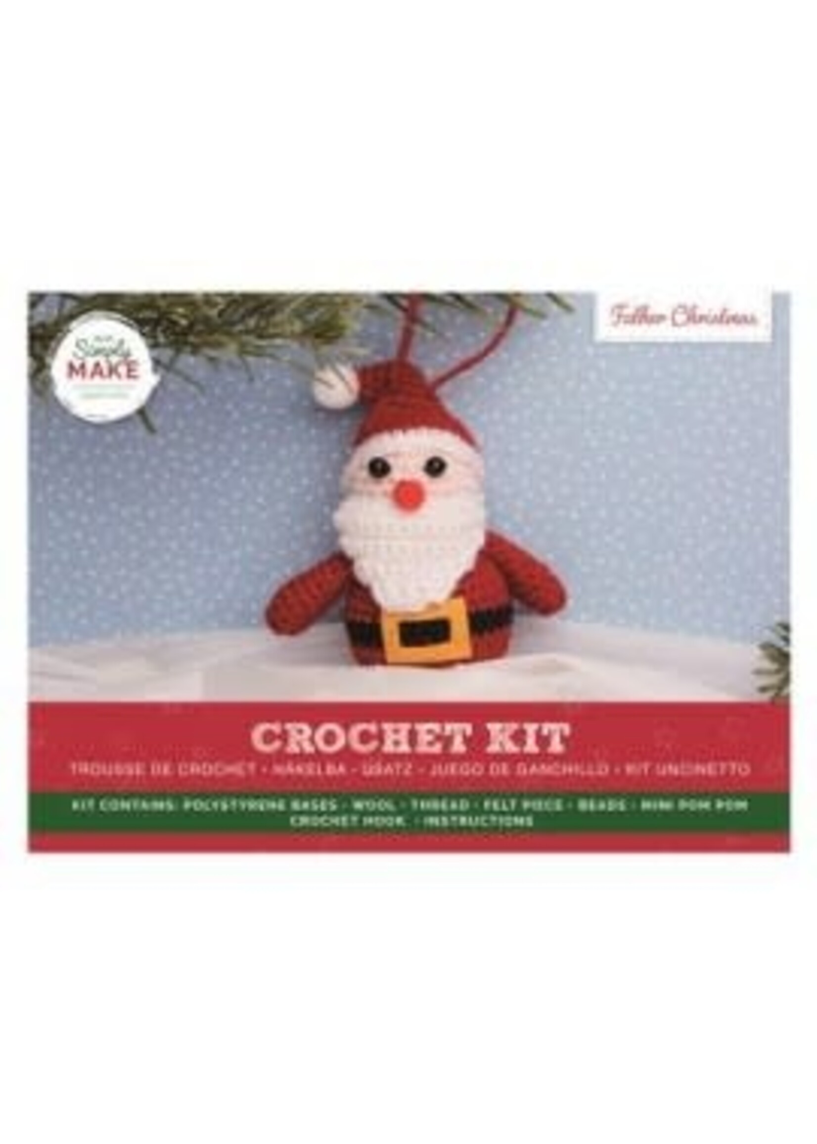 Simple Make Simply Make haakpakket Father Christmas Kit