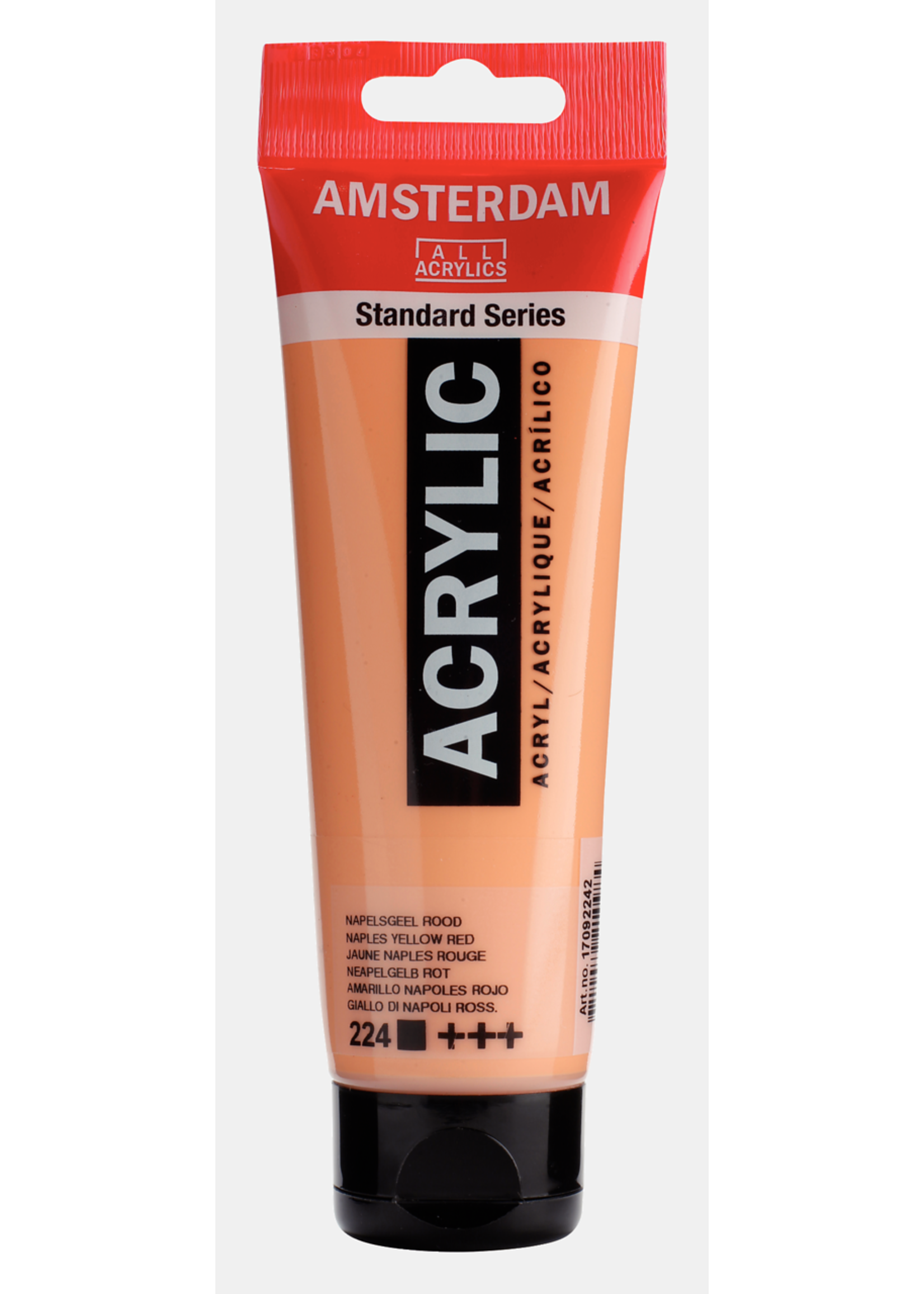 Talens Amsterdam Amsterdam Standard Series Acrylverf Tube 120 ml Napelsgeel Rood 224
