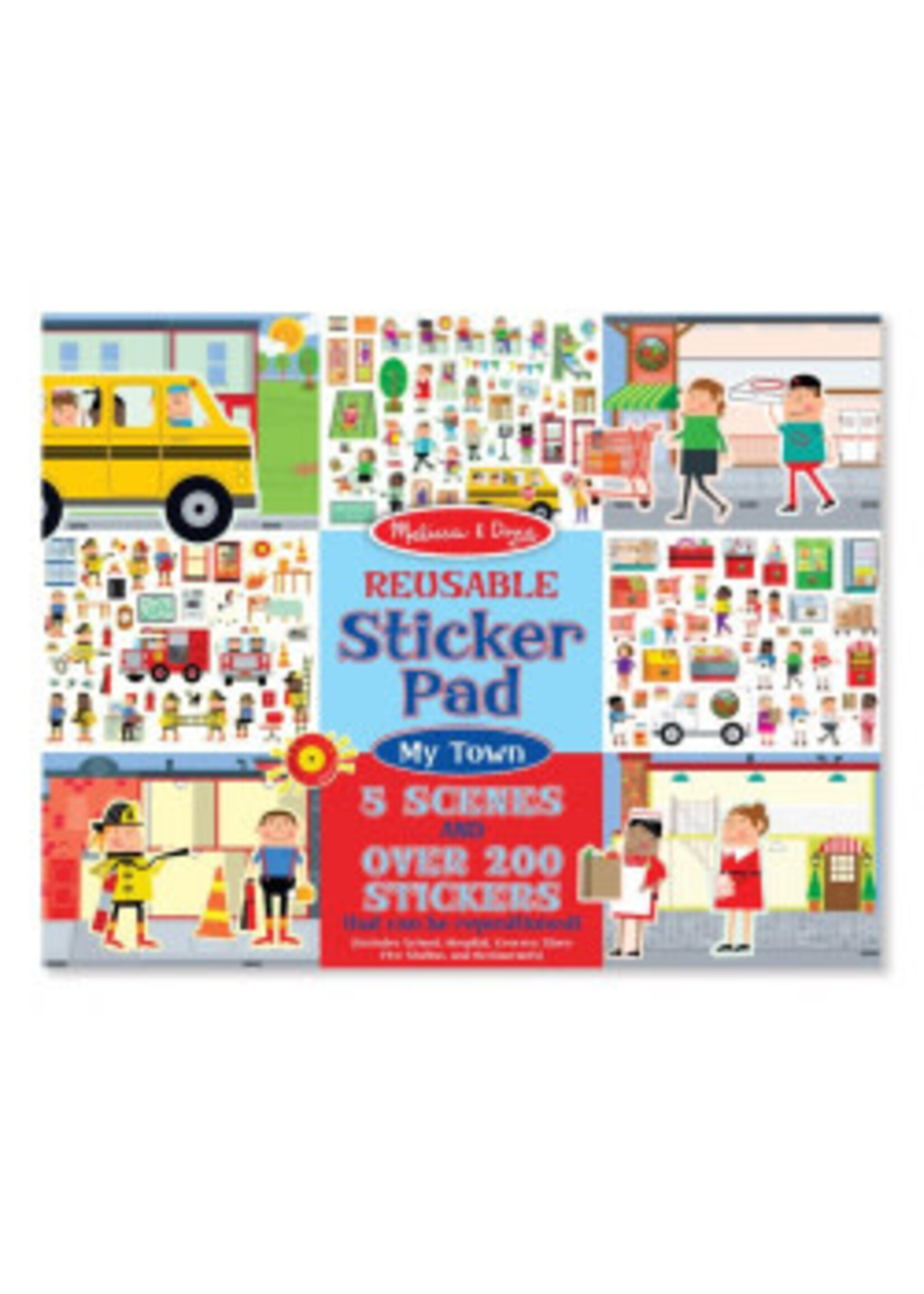 Melissa & Doug Melissa & Doug Herbruikbaar stickervel mijn stad