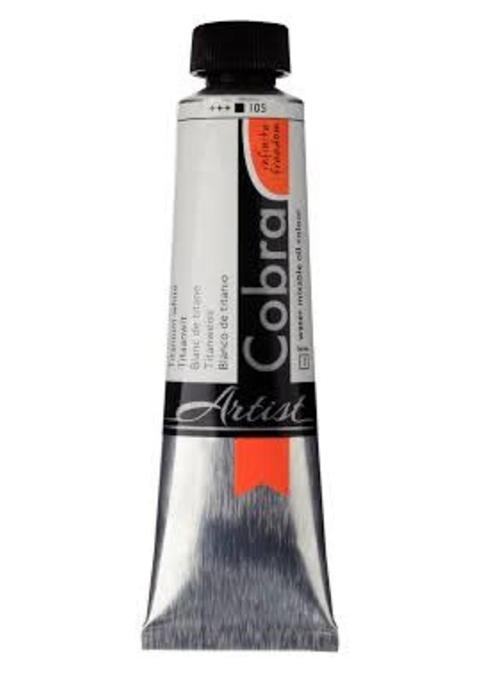 COBRA Cobra Artist Water Vermengbare Olieverf Tube 40 ml Titaanwit 105
