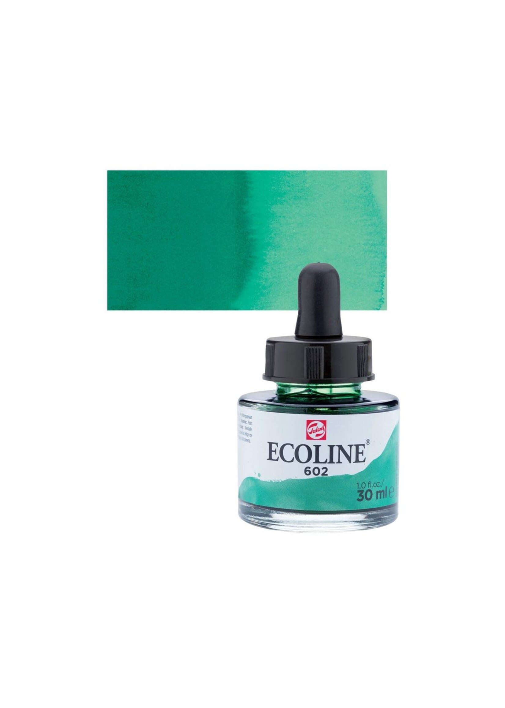 ECOLINE Ecoline Vloeibare Waterverf Fles 30 ml Donkergroen 602