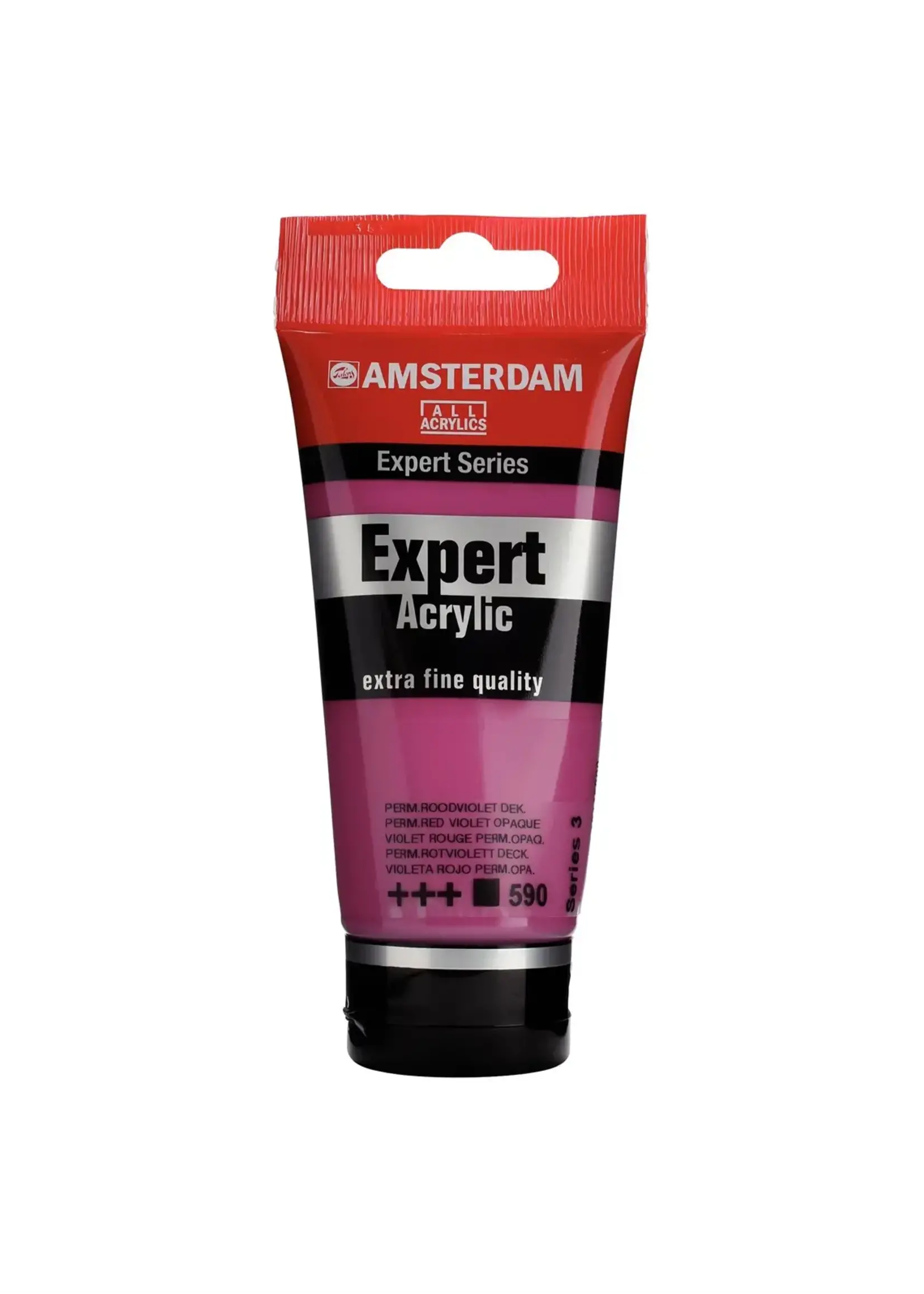 Talens Amsterdam Amsterdam Expert Series Acrylverf Tube 75 ml Permanentroodviolet Dekkend 590