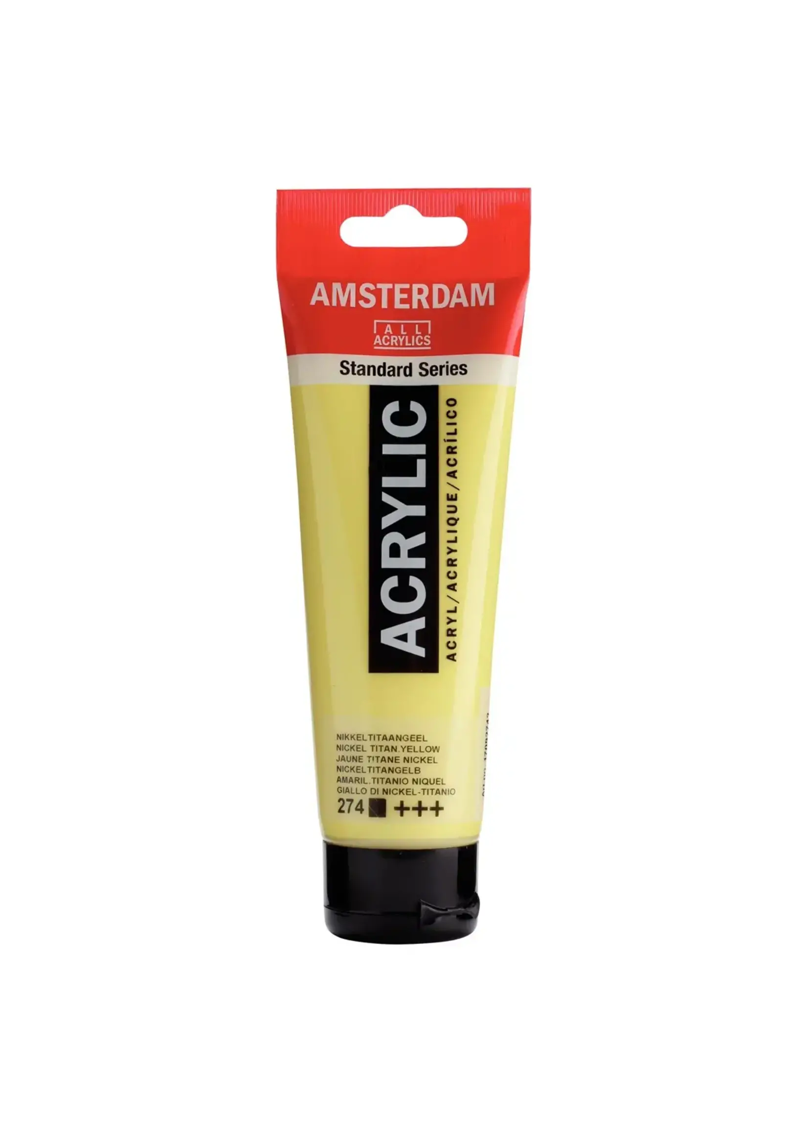 Talens Amsterdam Amsterdam Standard Series Acrylverf Tube 120 ml Nikkeltitaangeel 274