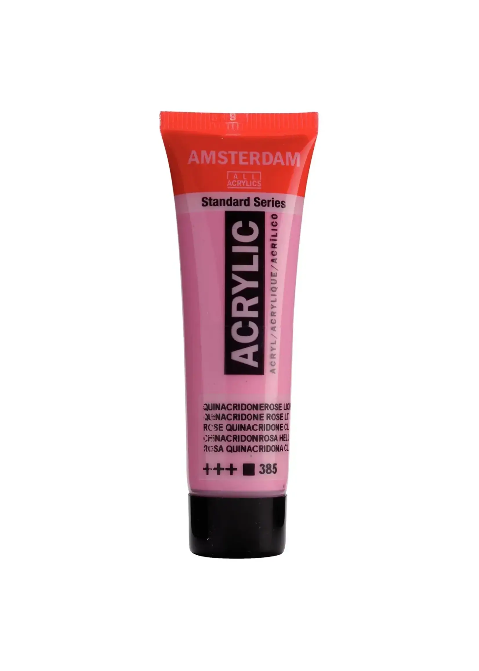 Talens Amsterdam Amsterdam Standard Series Acrylverf Tube 20 ml Quinacridoneroze Licht 385