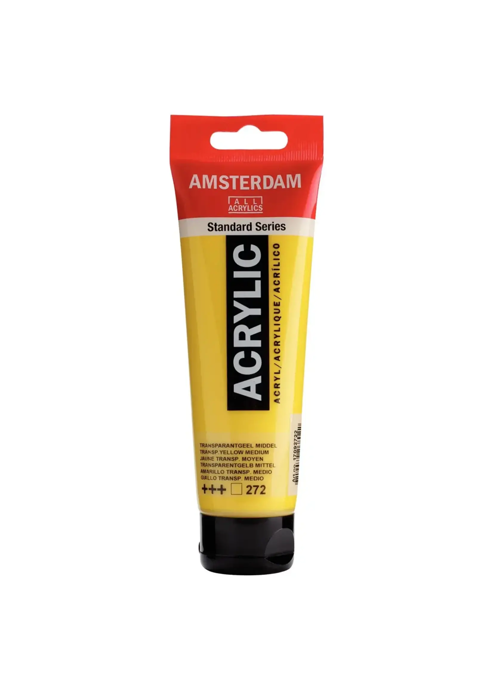 Talens Amsterdam Amsterdam Standard Series Acrylverf Tube 120 ml Transparantgeel Middel 272