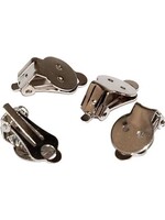 Hobby & crafting Fun Oorklip 9 mm - Platinum (2 paar)