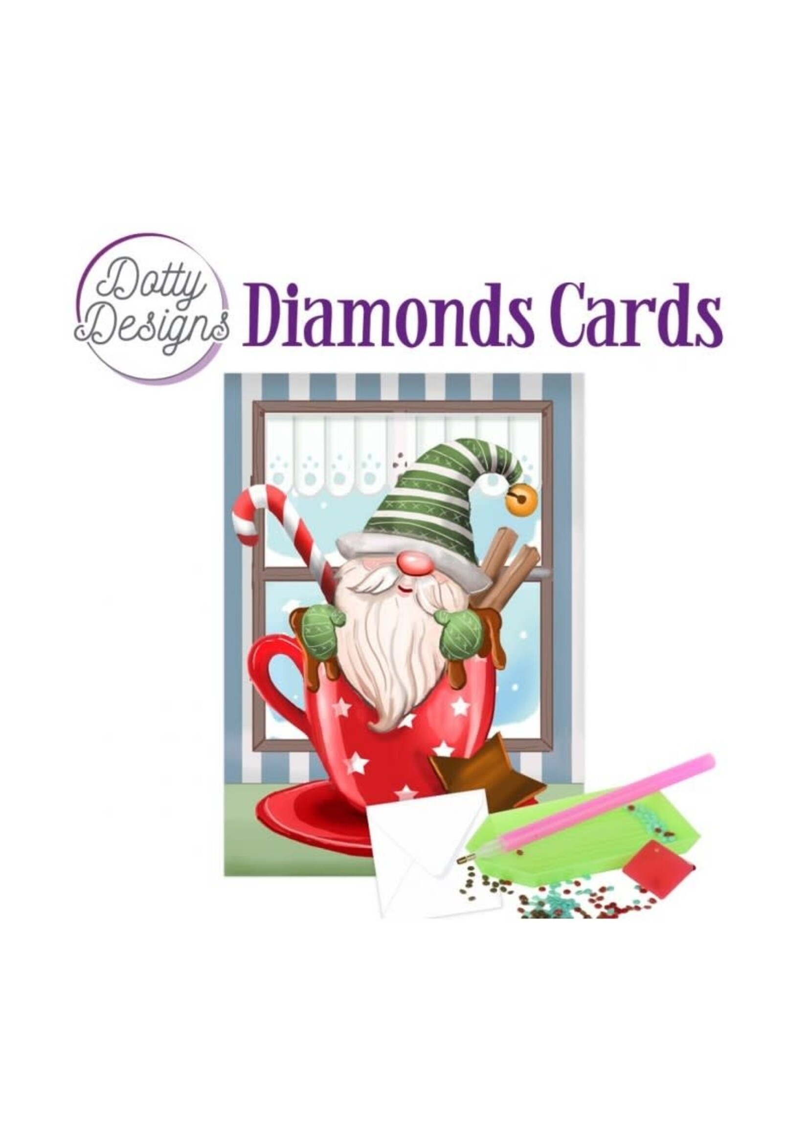 find it Dotty Designs Diamonds Cards - Christmas gnome
