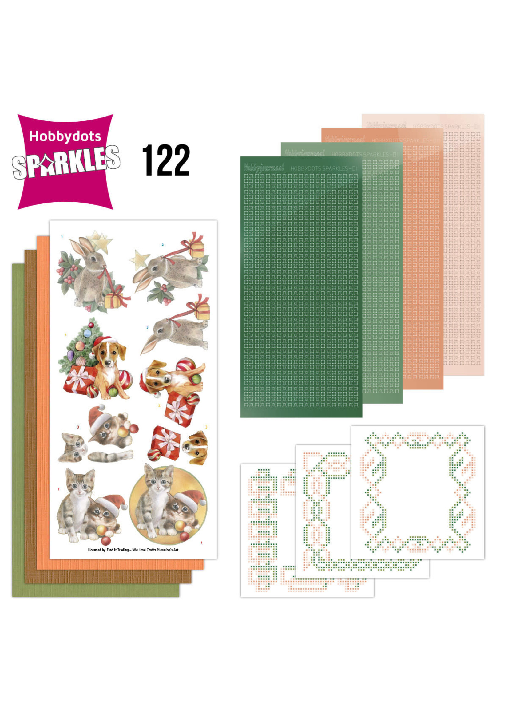 find it Hobbydots Sparkles 122 - Christmas Pets