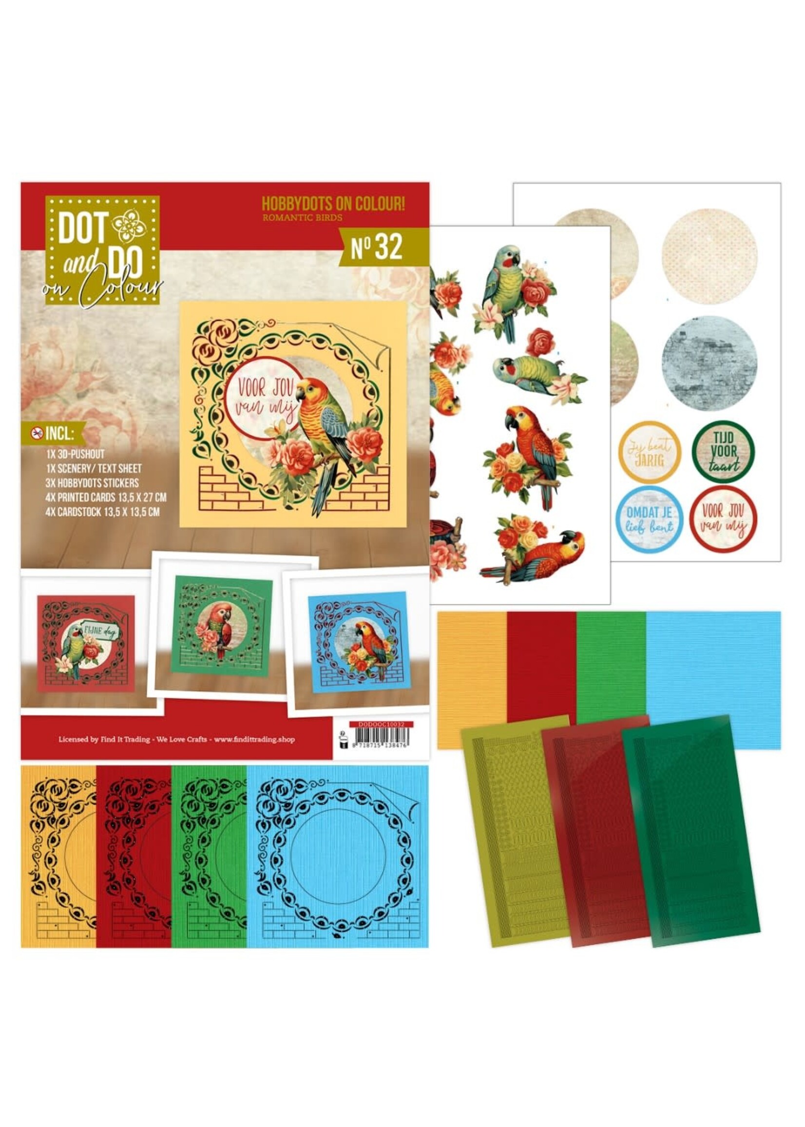 find it Dot and Do on Colour 032 - Romantic birds