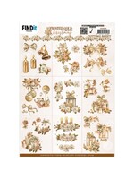 find it Cutting sheet - Amy Design - Frosted gold Christmas - Mini