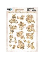 find it Cutting sheet - Amy Design - Frosted gold Christmas - Lantern