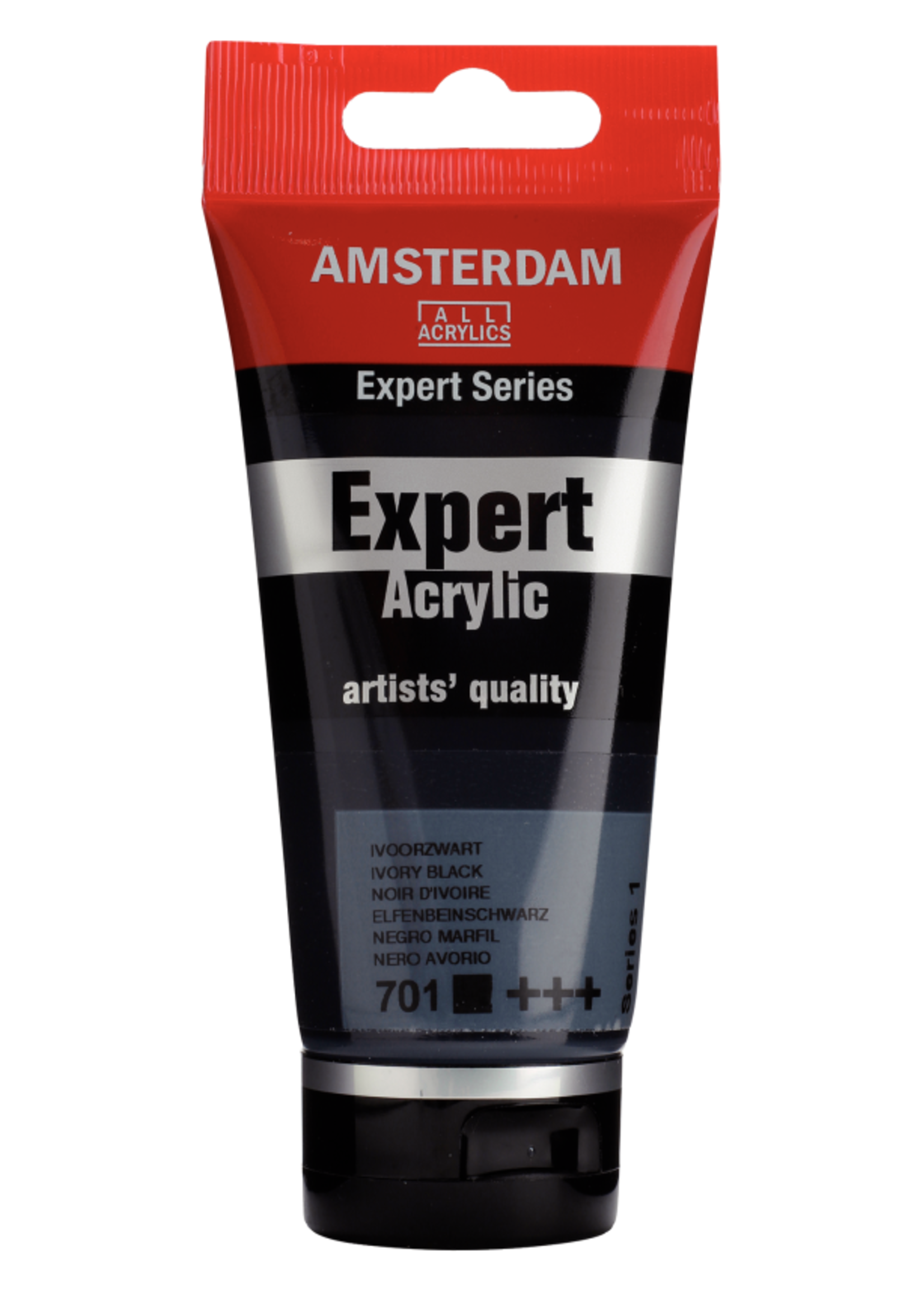 Talens Amsterdam Amsterdam Expert Series Acrylverf Tube 75 ml Ivoorzwart 701